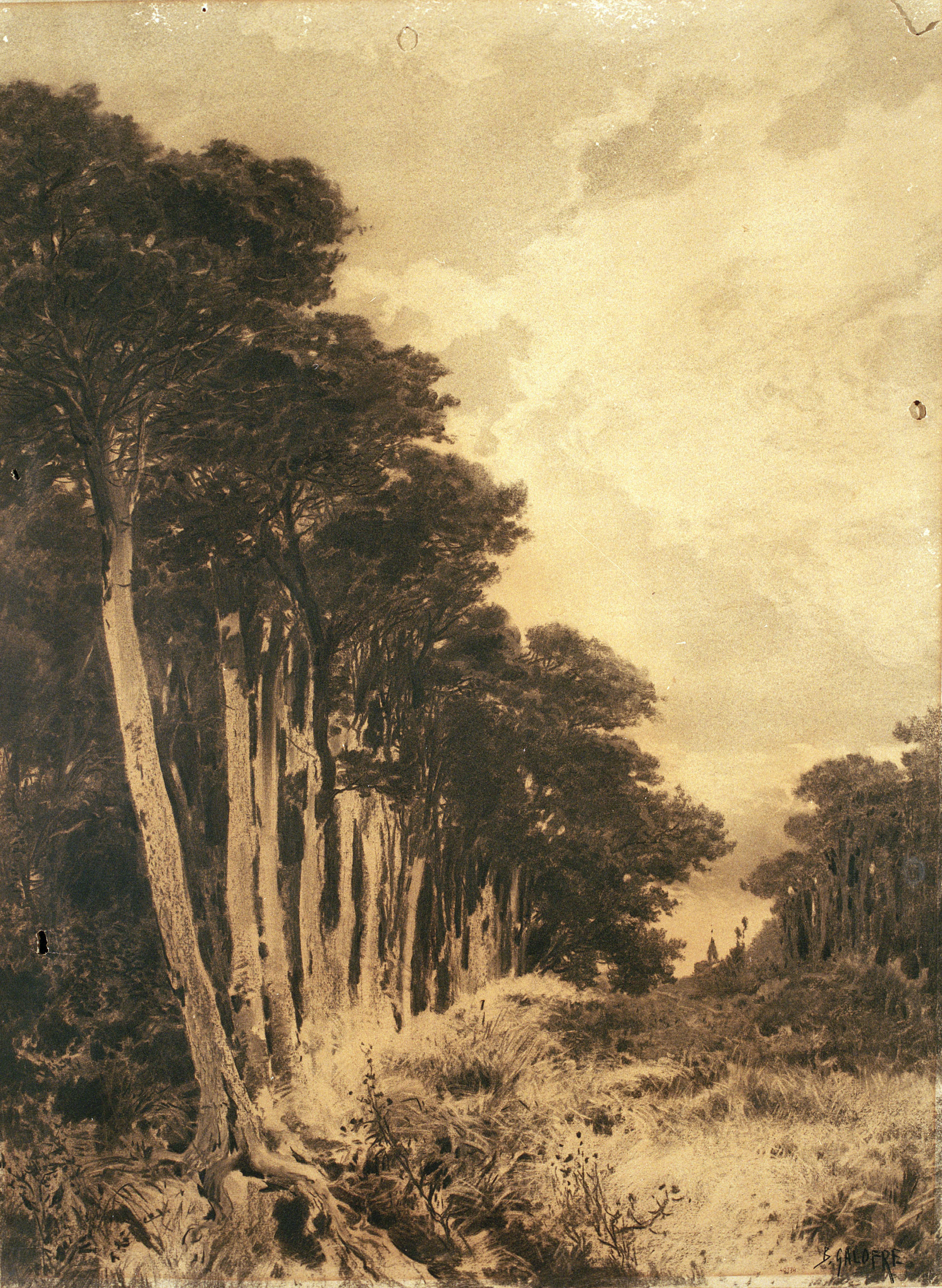 image for: Baldomer Galofre - Paisatge - Cap a 1885