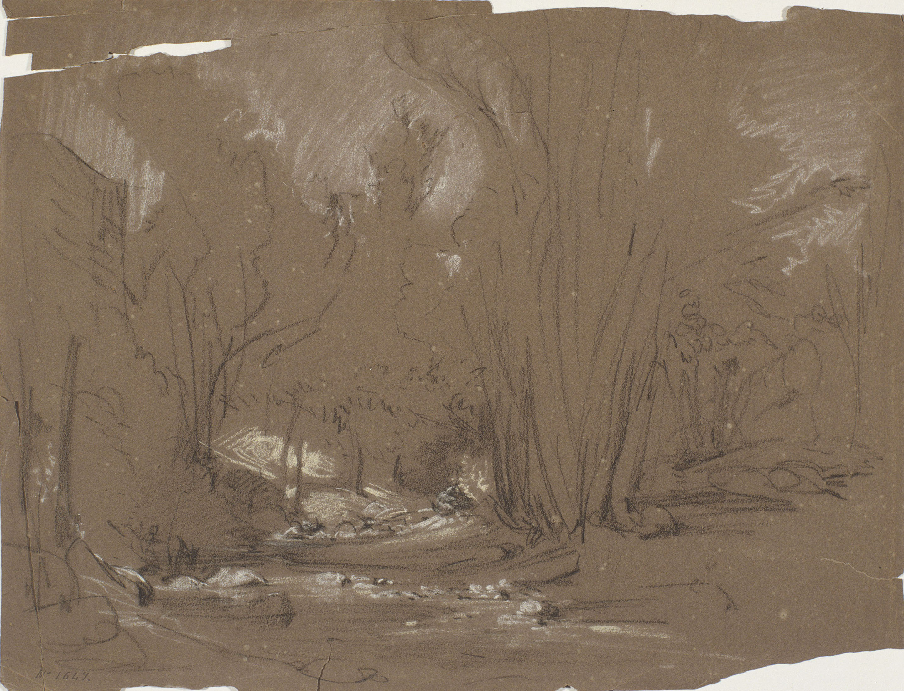 image for: Ramon Martí i Alsina - Estudi de paisatge - Cap a 1870-1880