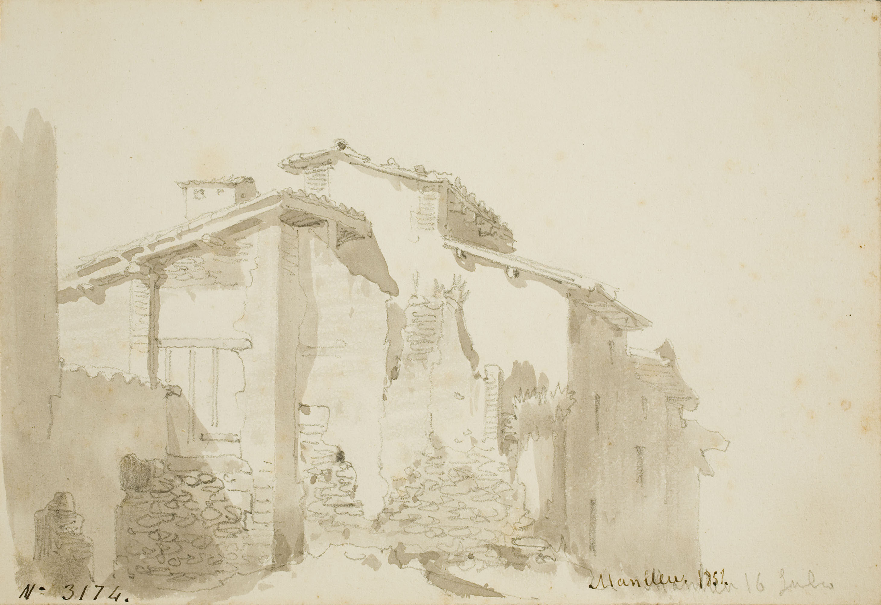 image for: Lluís Rigalt - Manlleu - 16 de juliol de 1851