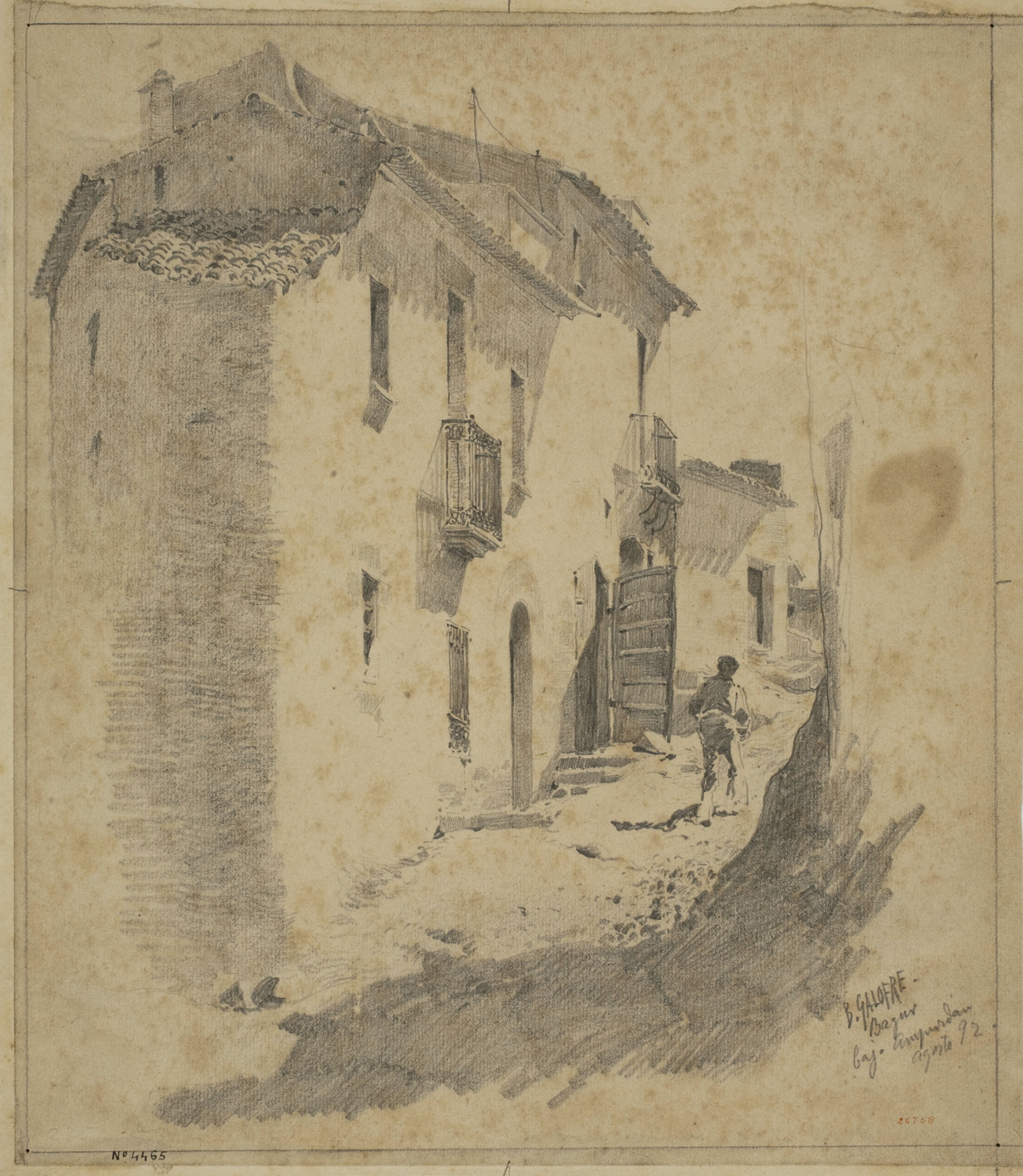 image for: Baldomer Galofre - Begur - 1892