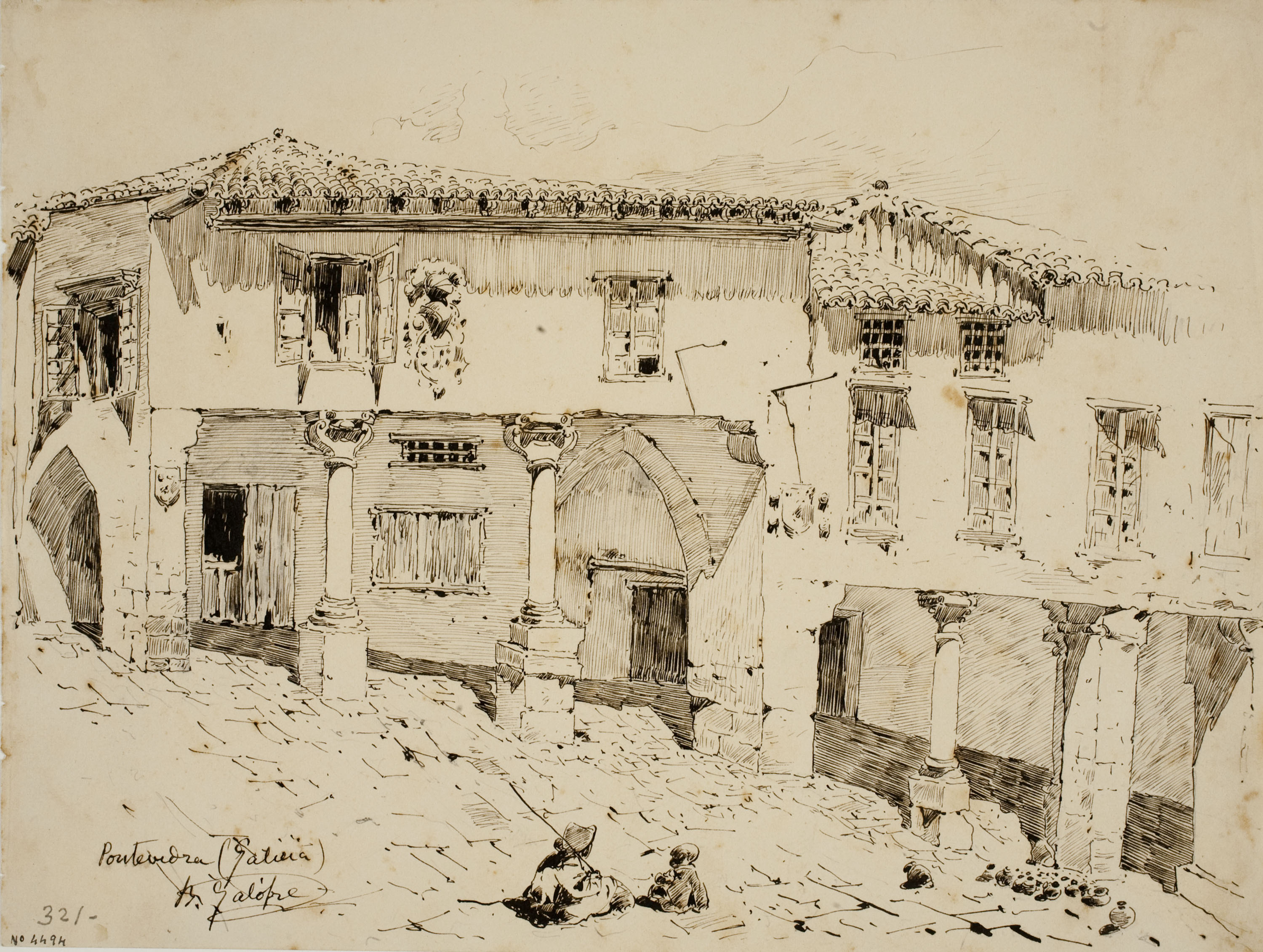 image for: Baldomer Galofre - Pontevedra - Cap a 1887