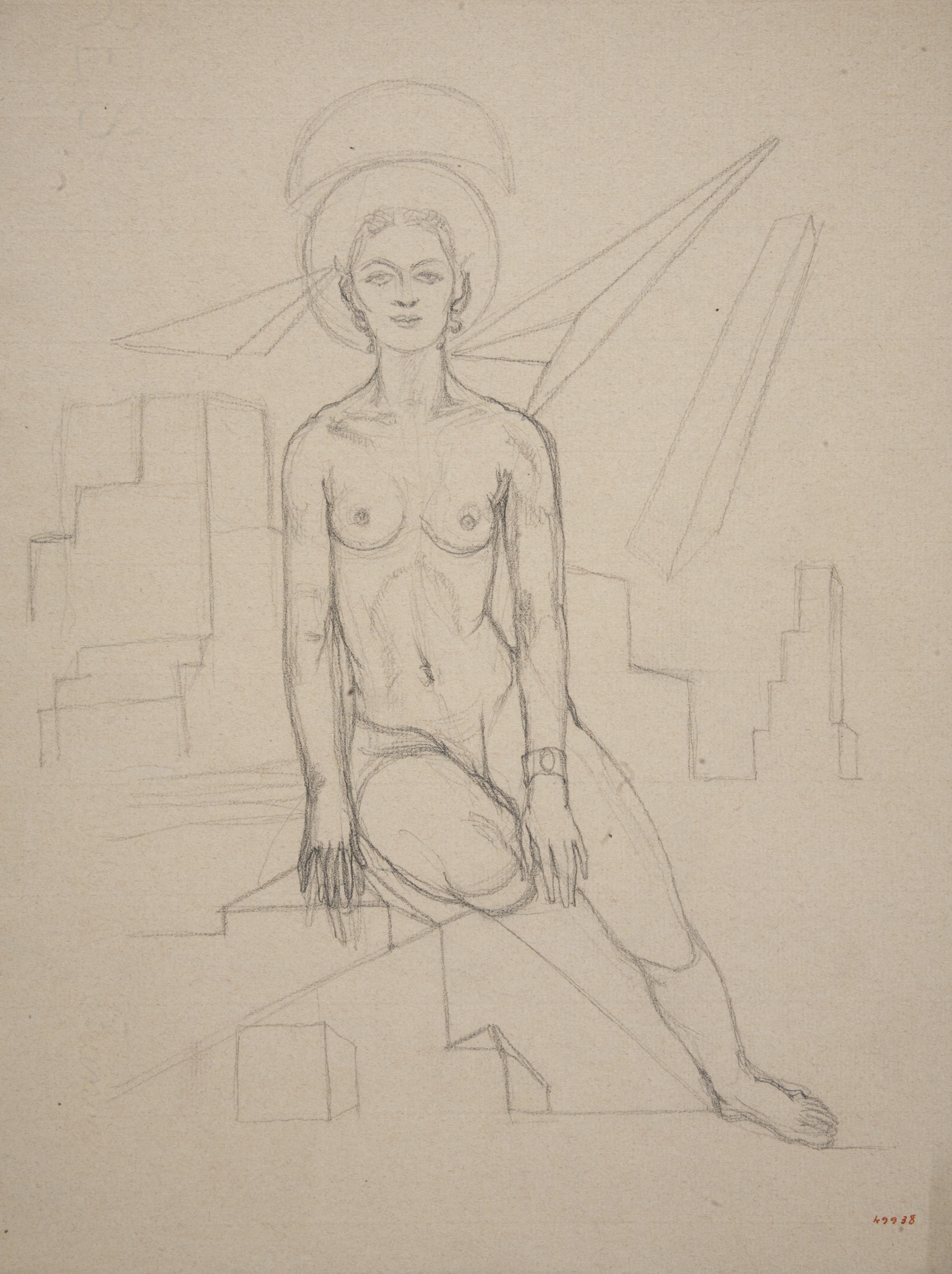 image for: Ismael Smith - Nu femení i construccions arquitectòniques - 1934