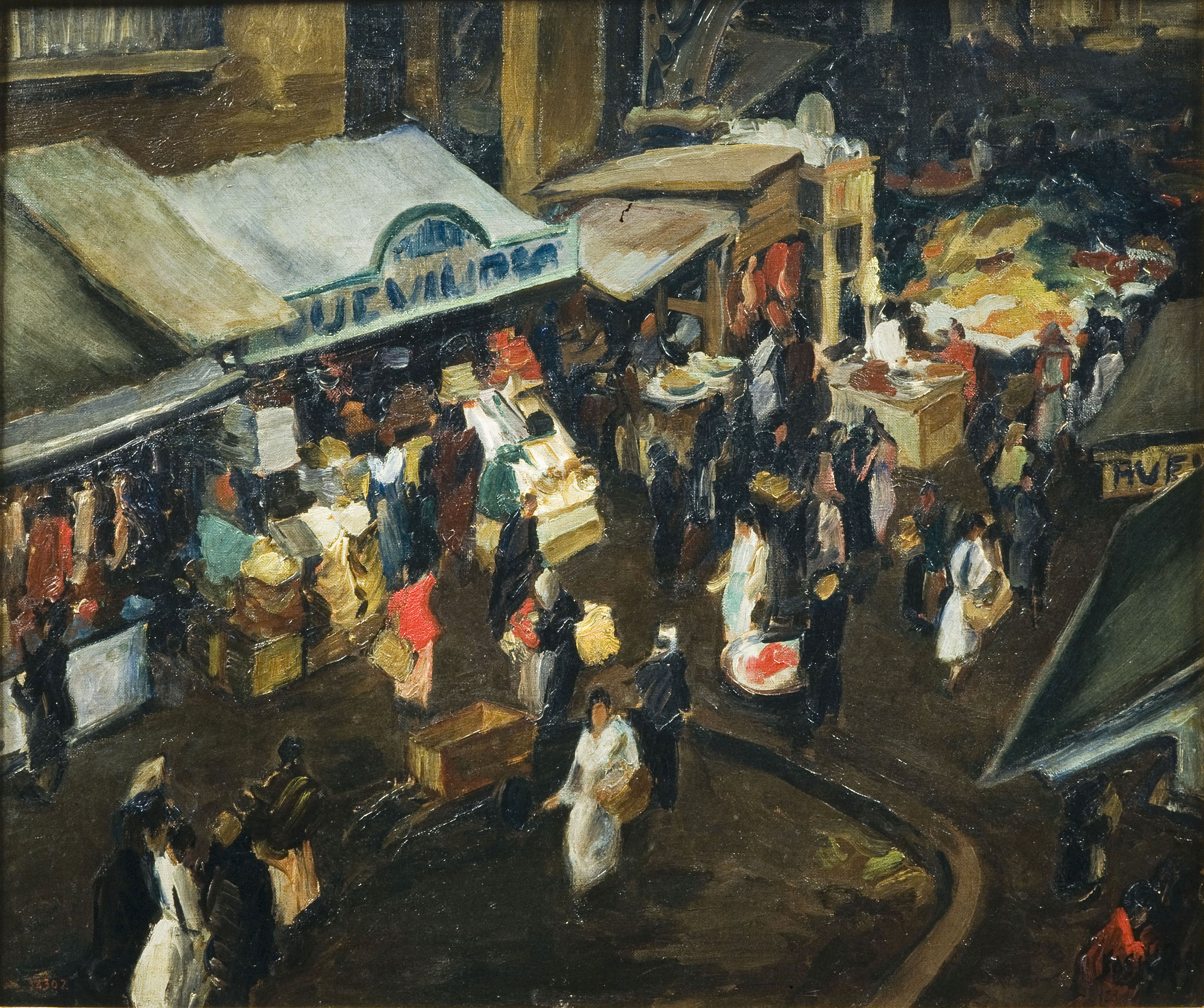 image for: Emili Bosch Roger - El mercat de Sant Josep - 1933
