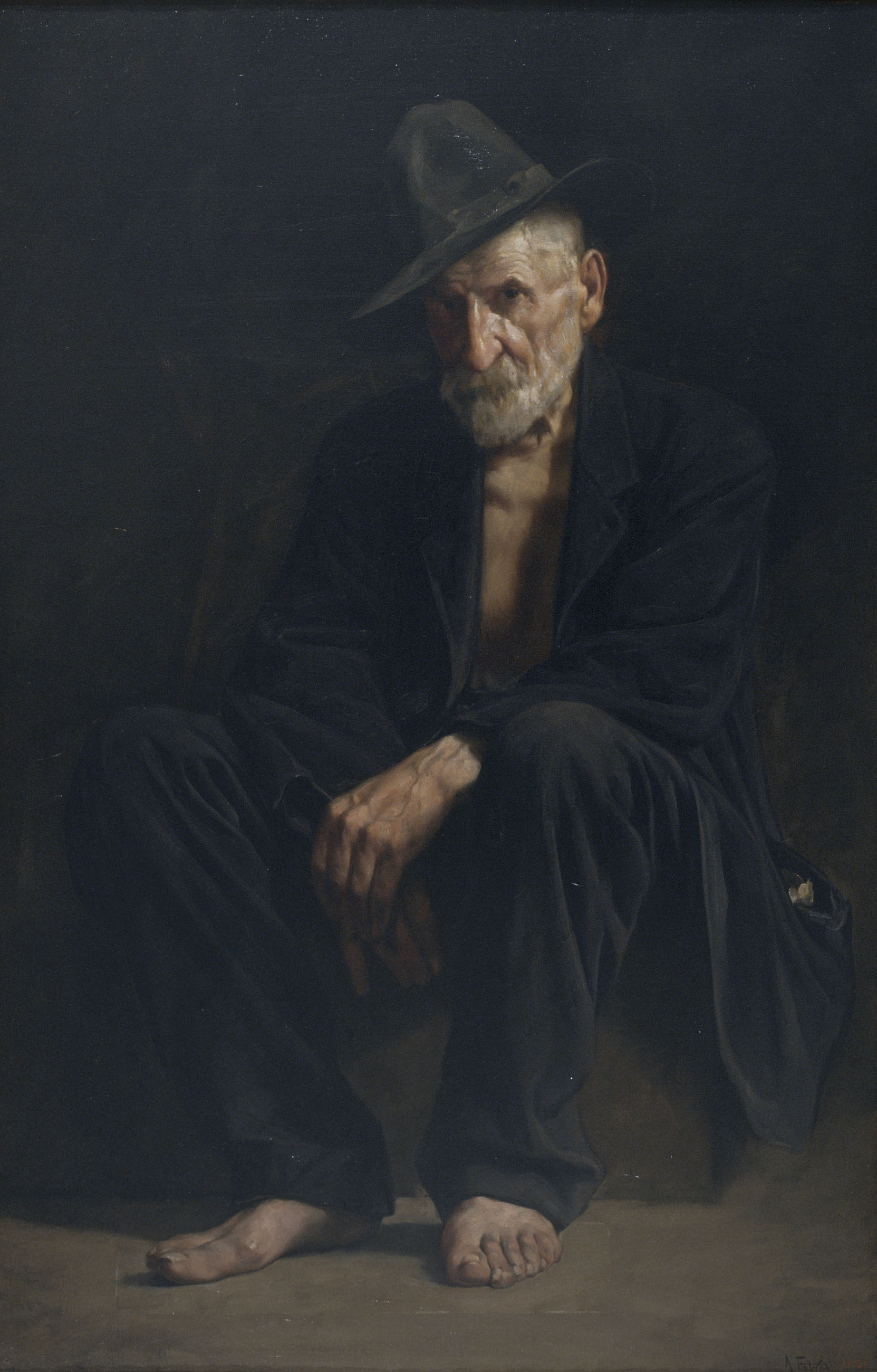 image for: Antoni Fabrés - Sol al món - Roma, cap a 1915-1918
