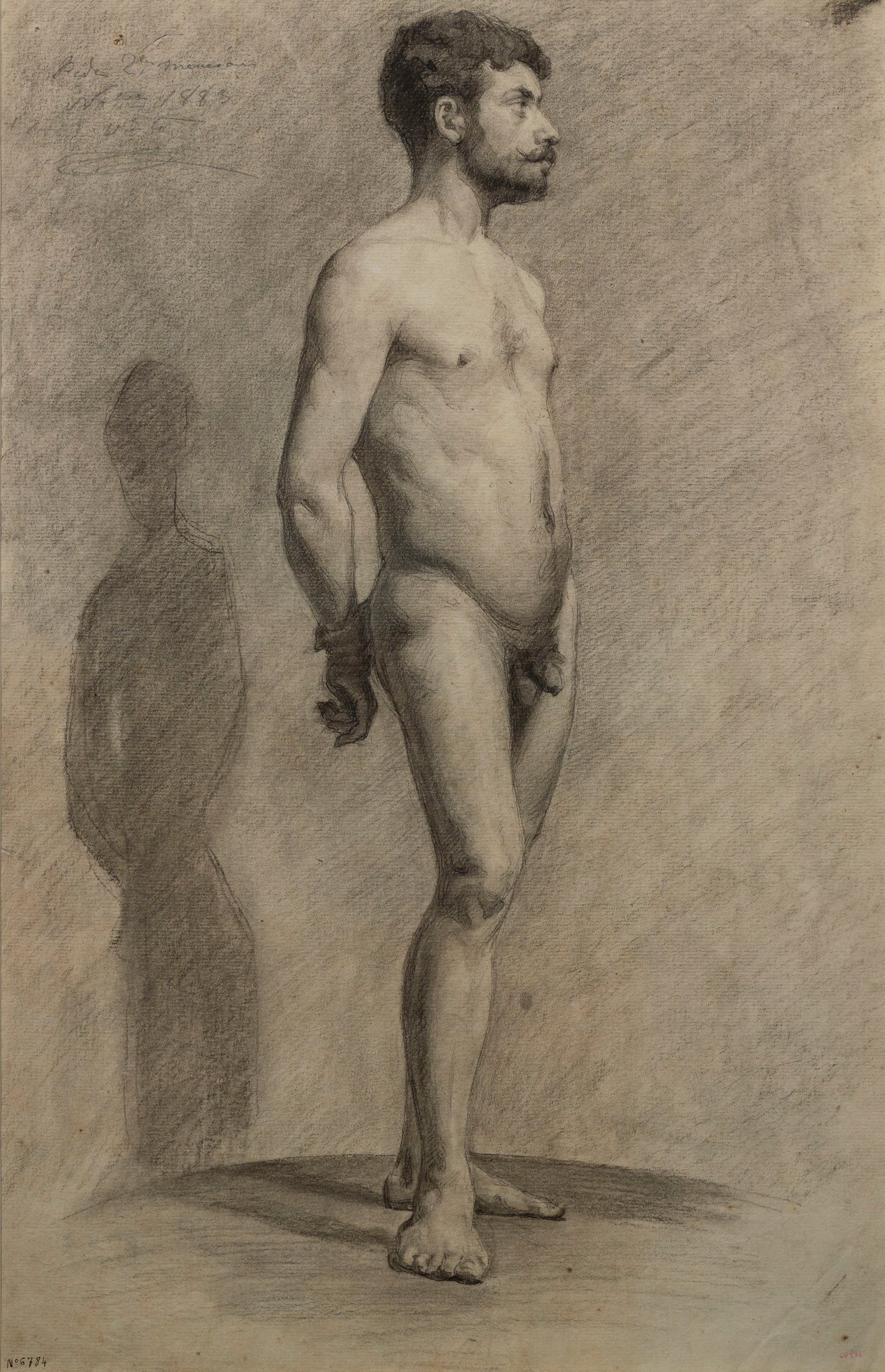 image for: Joan Baixas Carreter - Nu masculí - 1883