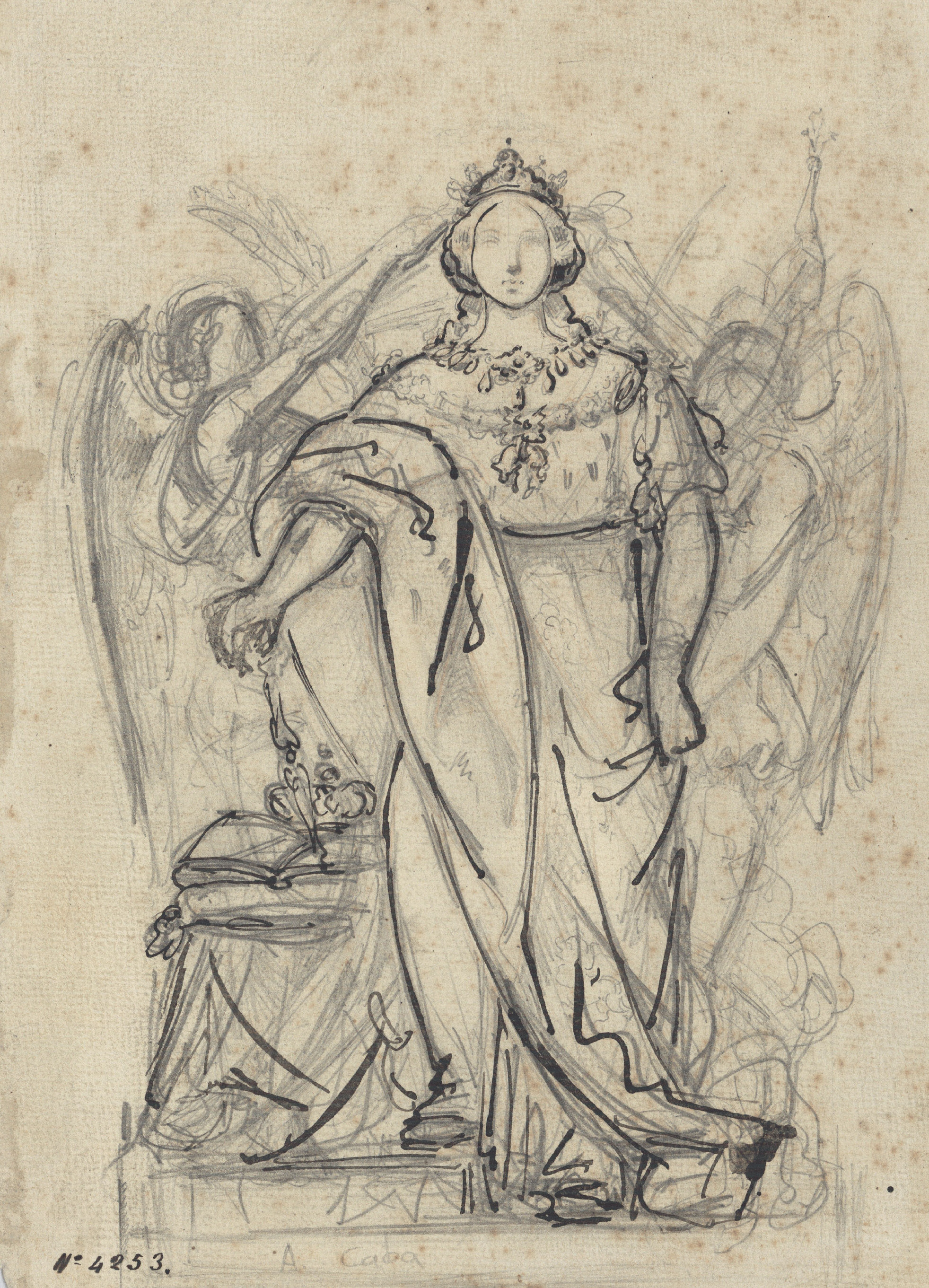 image for: Antoni Caba - Al·legoria reial - Cap a 1860-1870