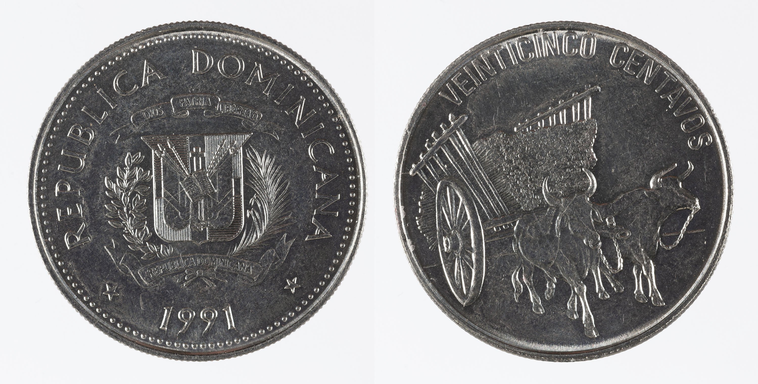 image for: República Dominicana - 25 cèntims - 1991