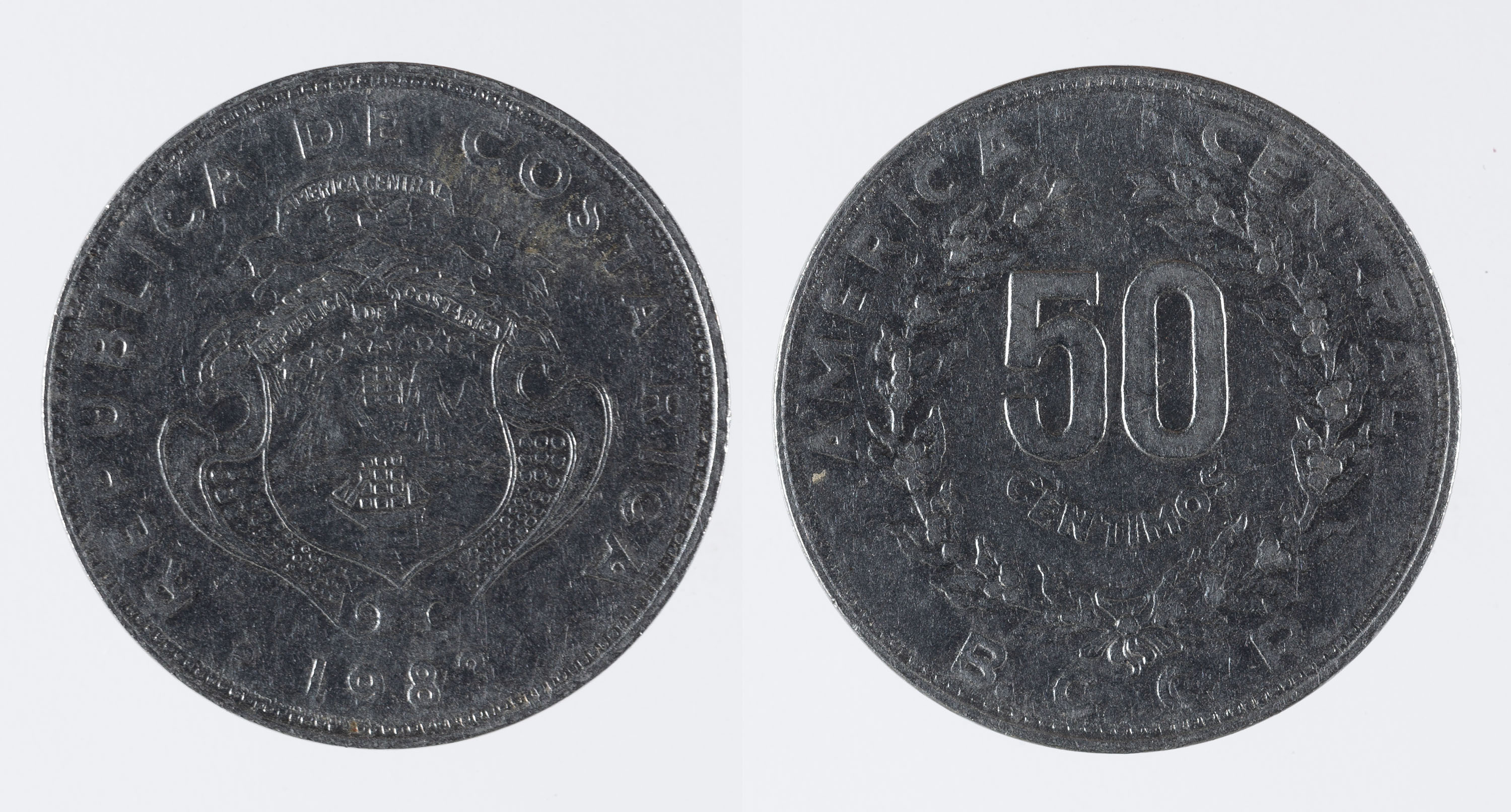 image for: República de Costa Rica - 50 cèntims - 1983