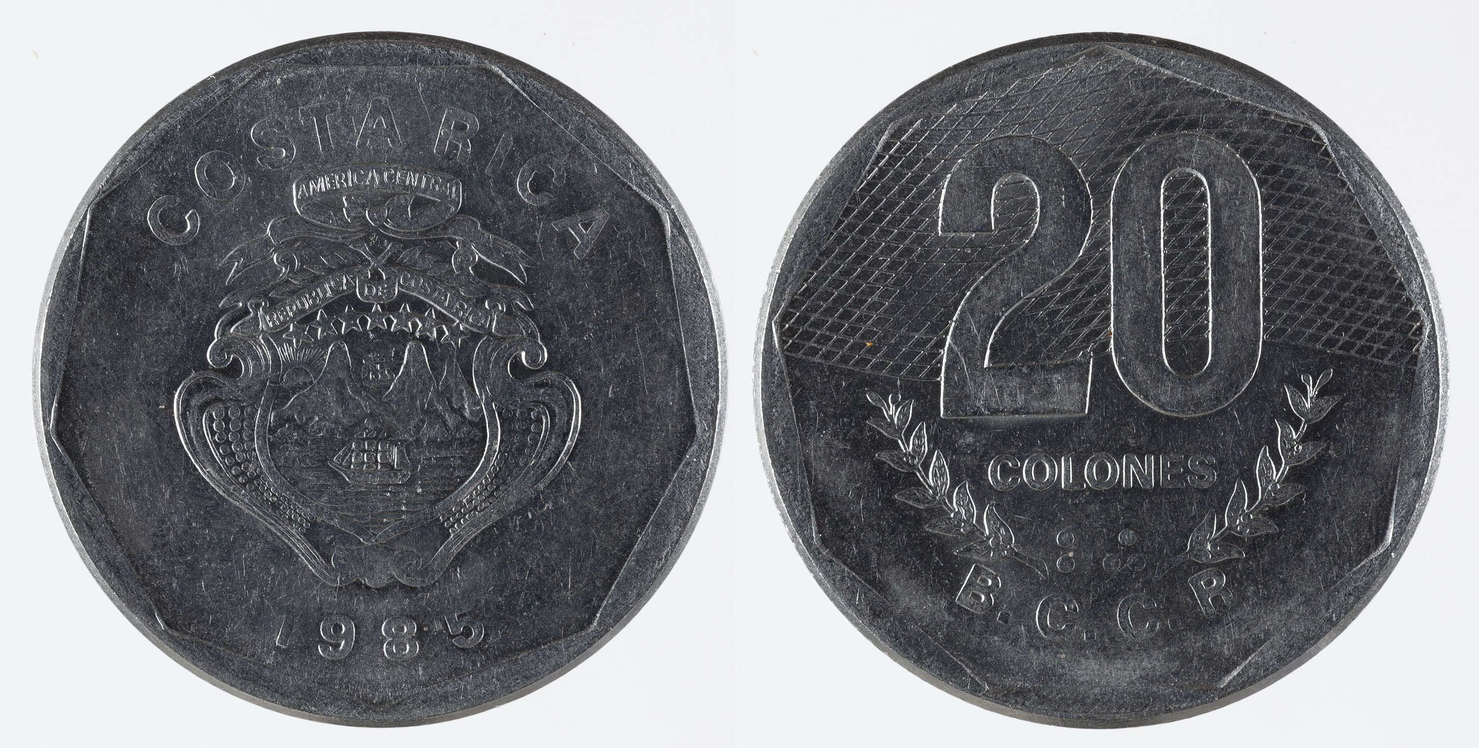 image for: República de Costa Rica - 10 colons - 1985