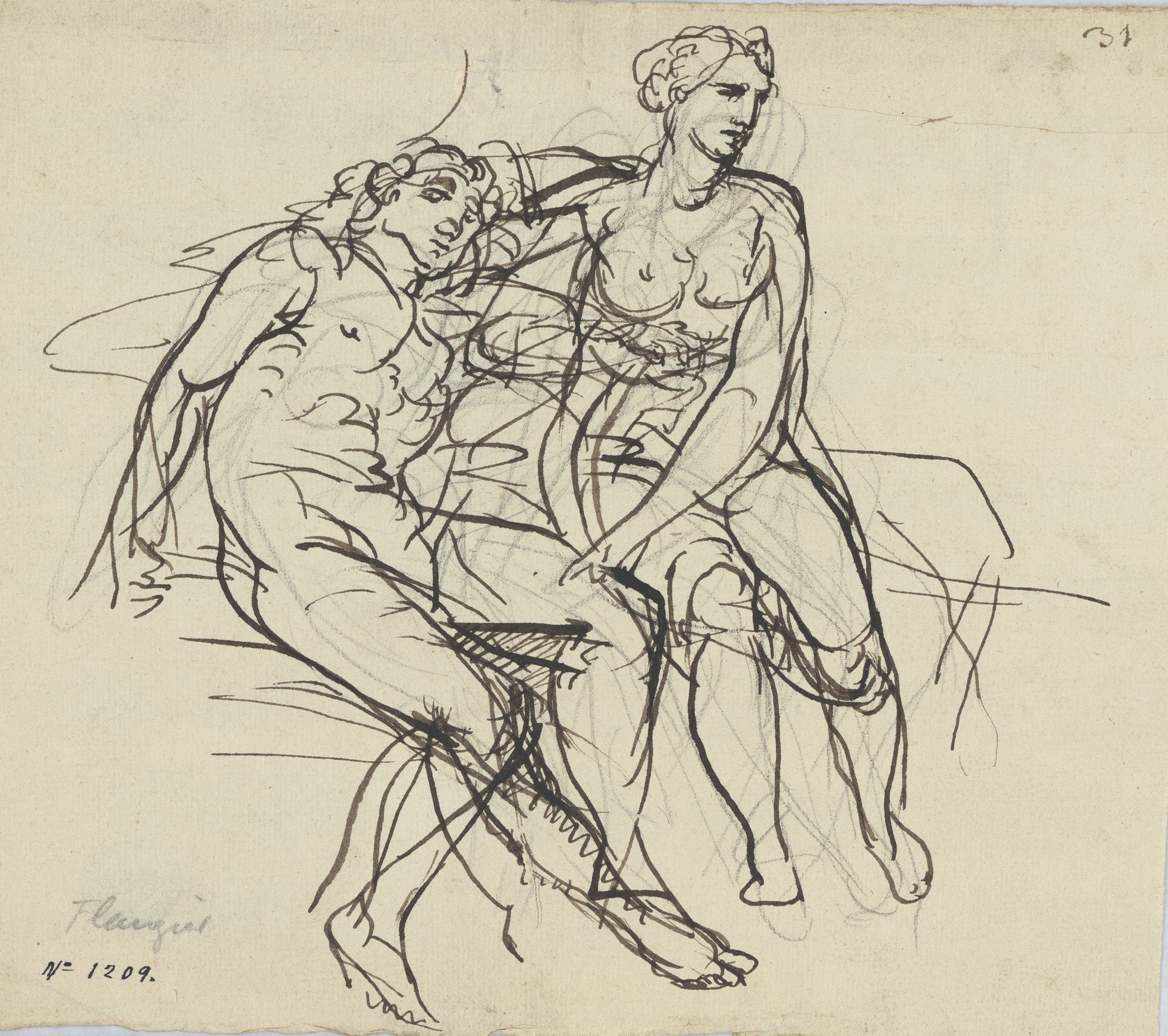 image for: Josep Bernat Flaugier - Venus i Adonis - Cap a 1800-1812
