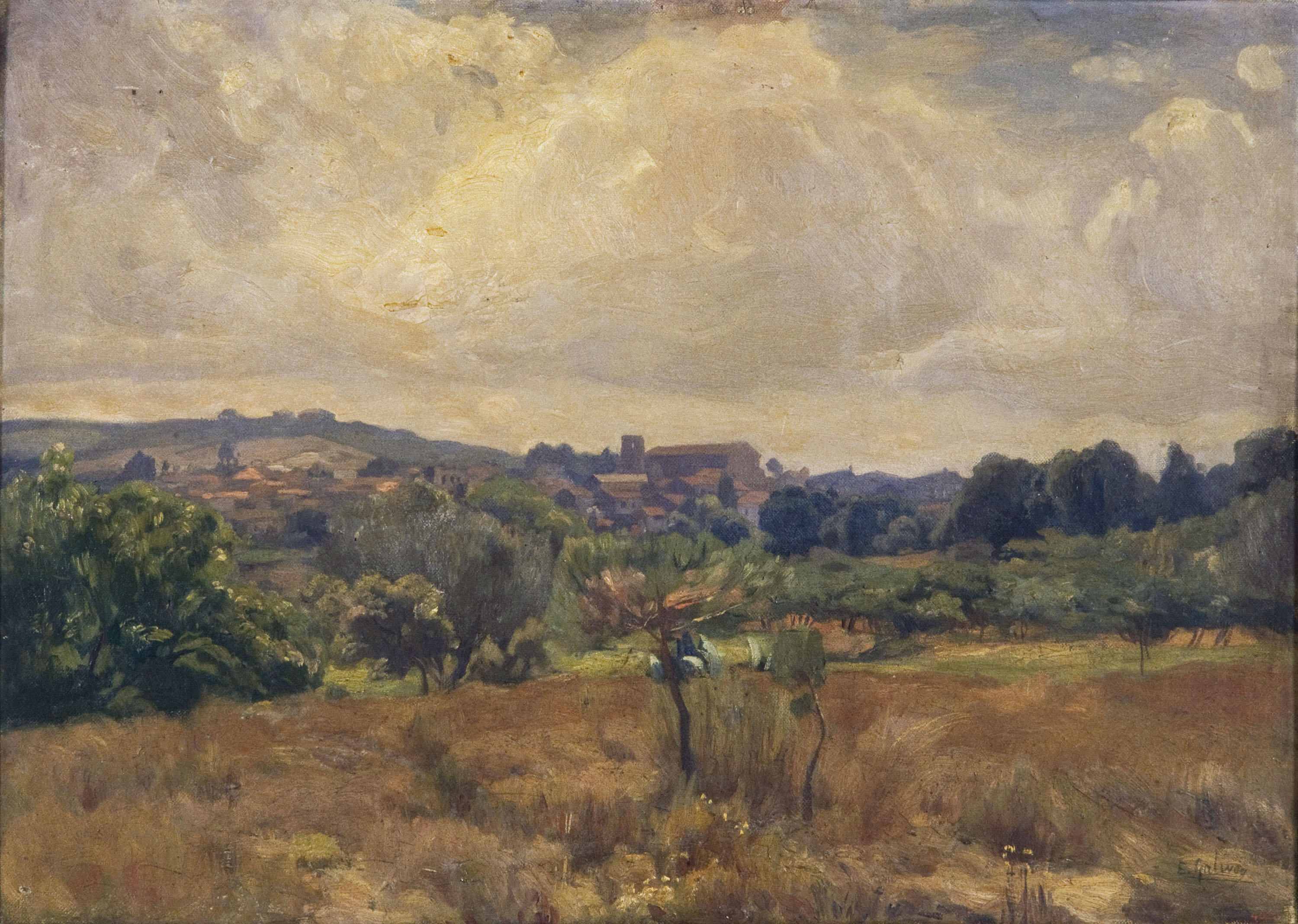 image for: Enric Galwey - Paisatge de la Garriga - Primer quart del segle XX