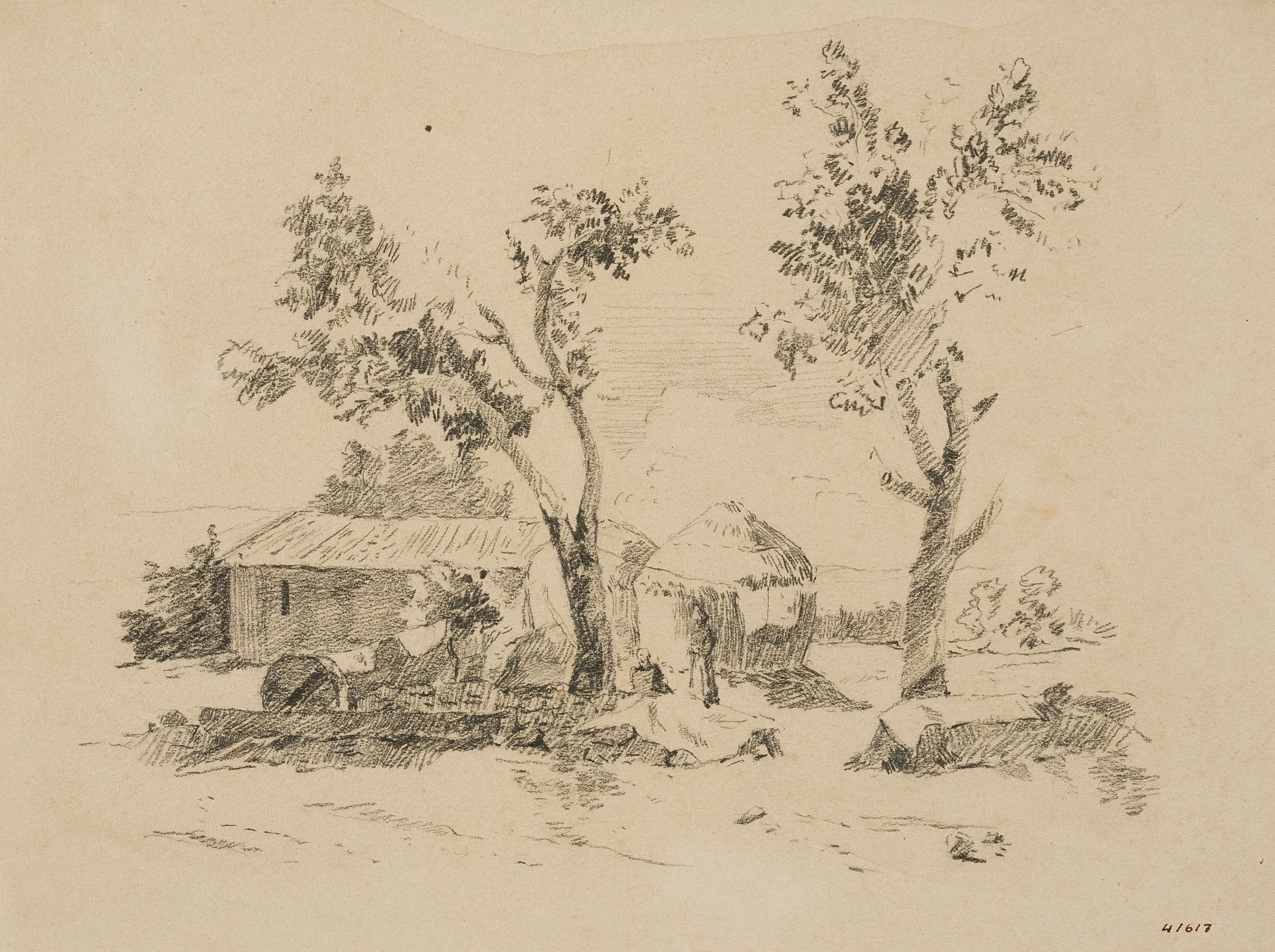 image for: Francesc Gimeno - Estudi de paisatge - Cap a 1878