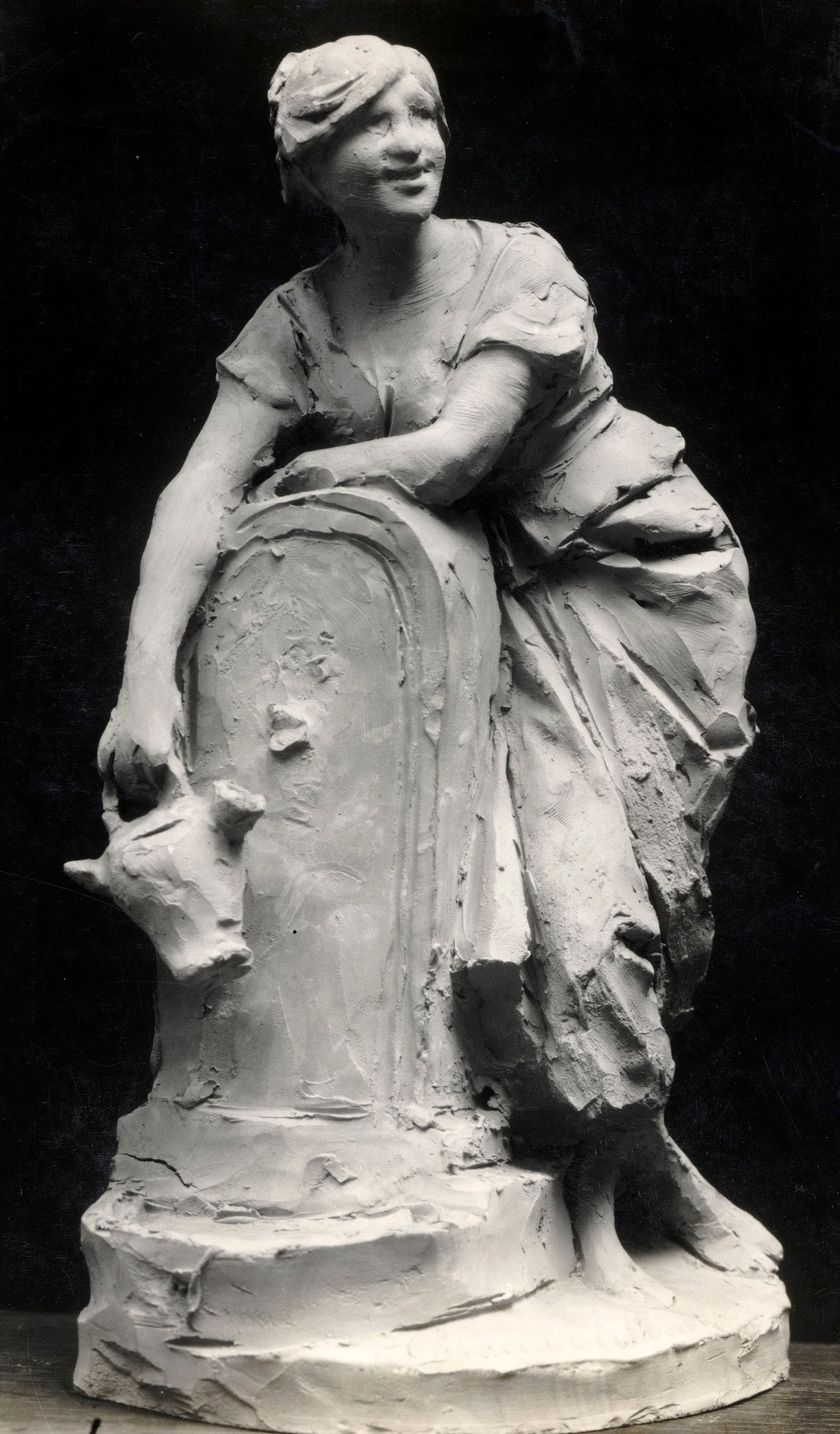 image for: Venanci Vallmitjana - Noia a la font - Cap a 1880-1890