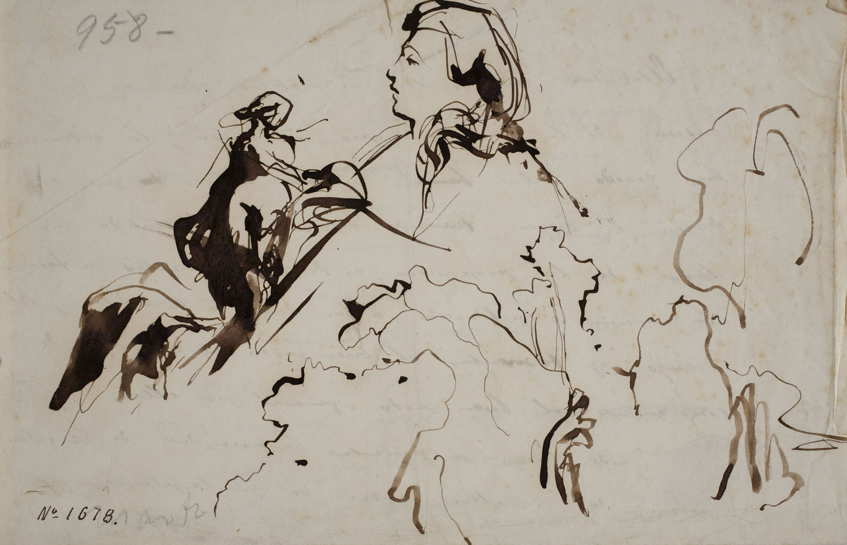 image for: Ramon Martí i Alsina - Apunts d&#039;unes figures - Cap a 1860-1865