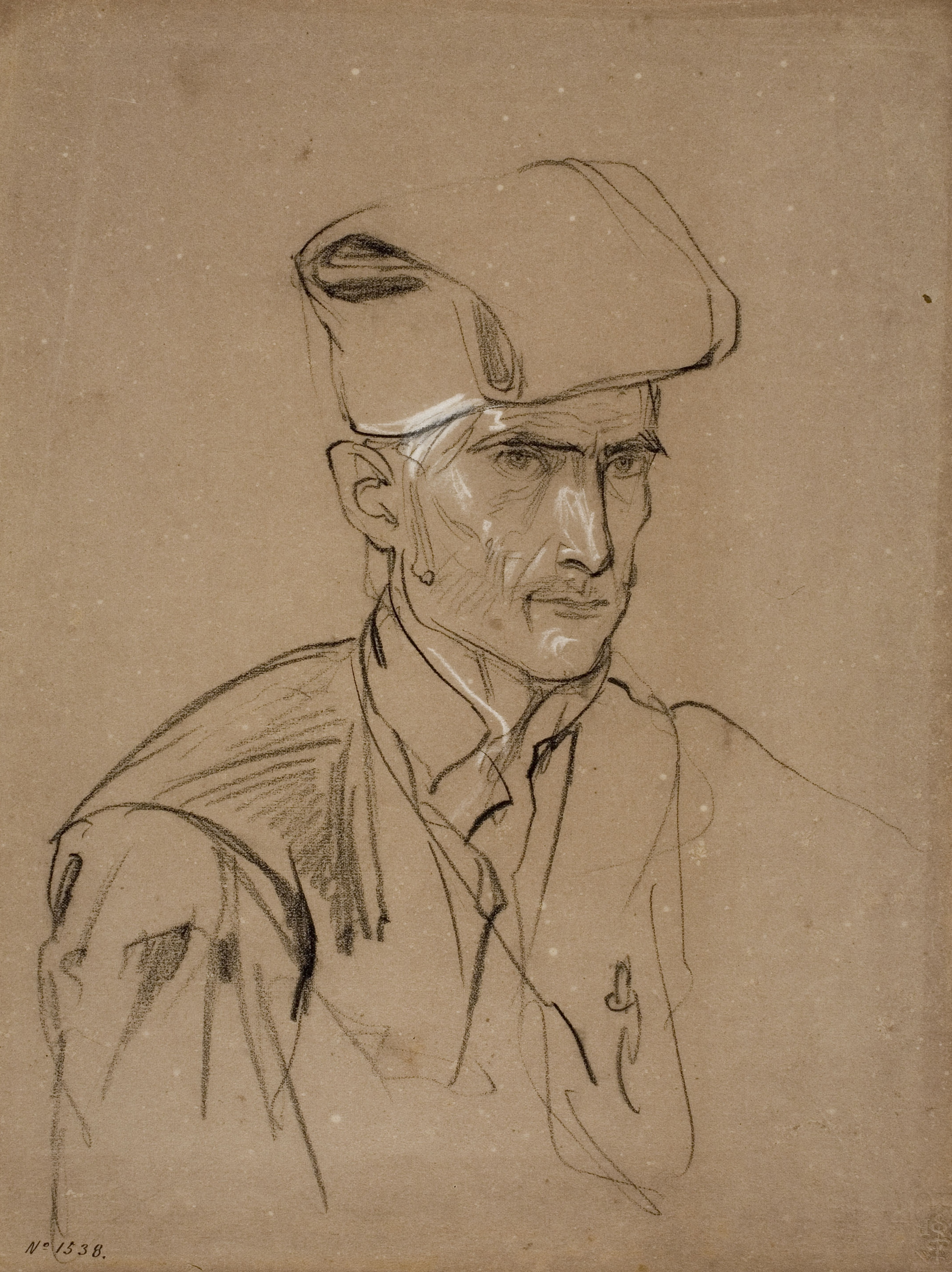 image for: Ramon Martí i Alsina - Bust d&#039;un pagès català - Cap a 1870