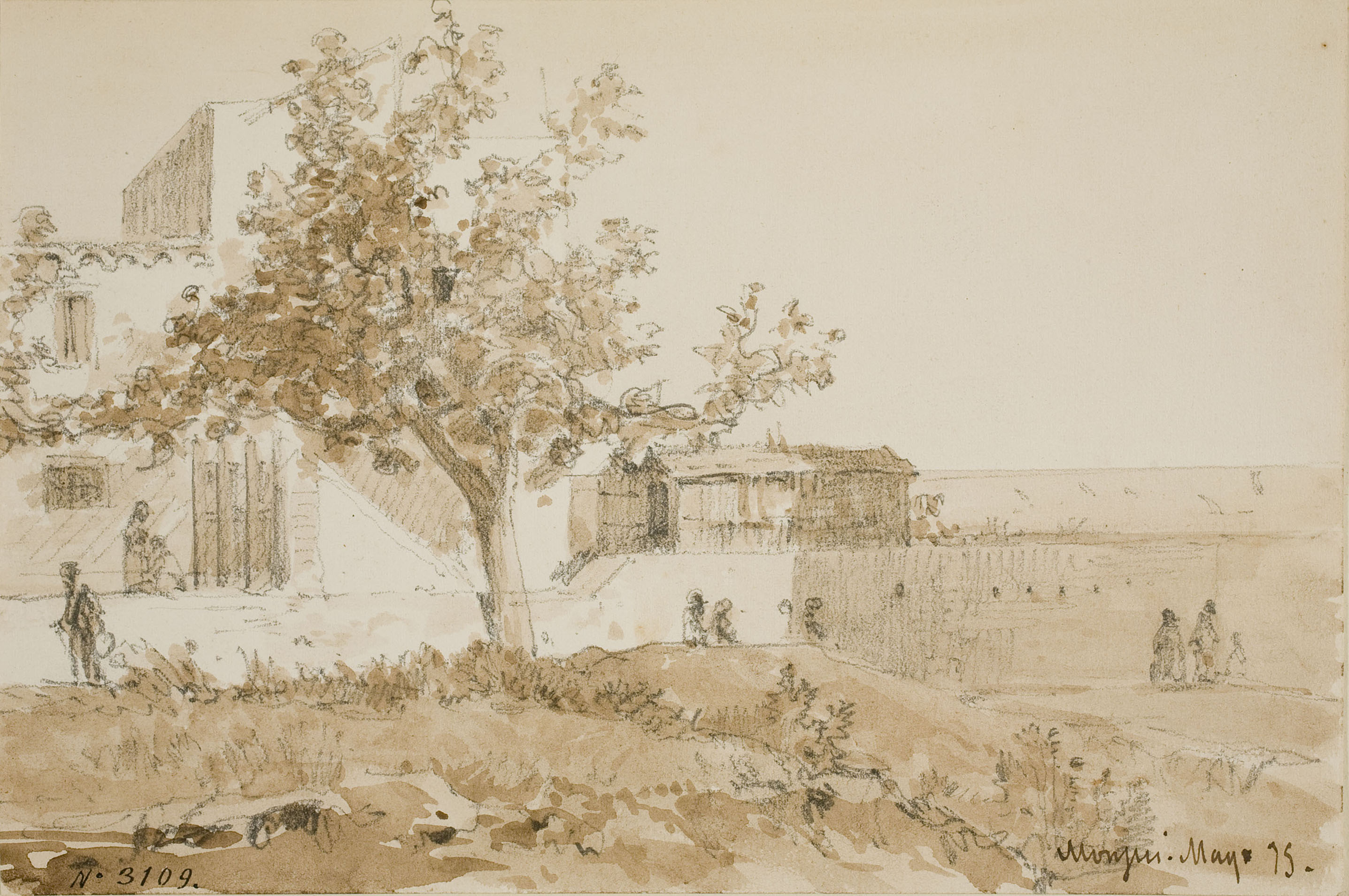 image for: Lluís Rigalt - Montjuïc - Maig de 1875