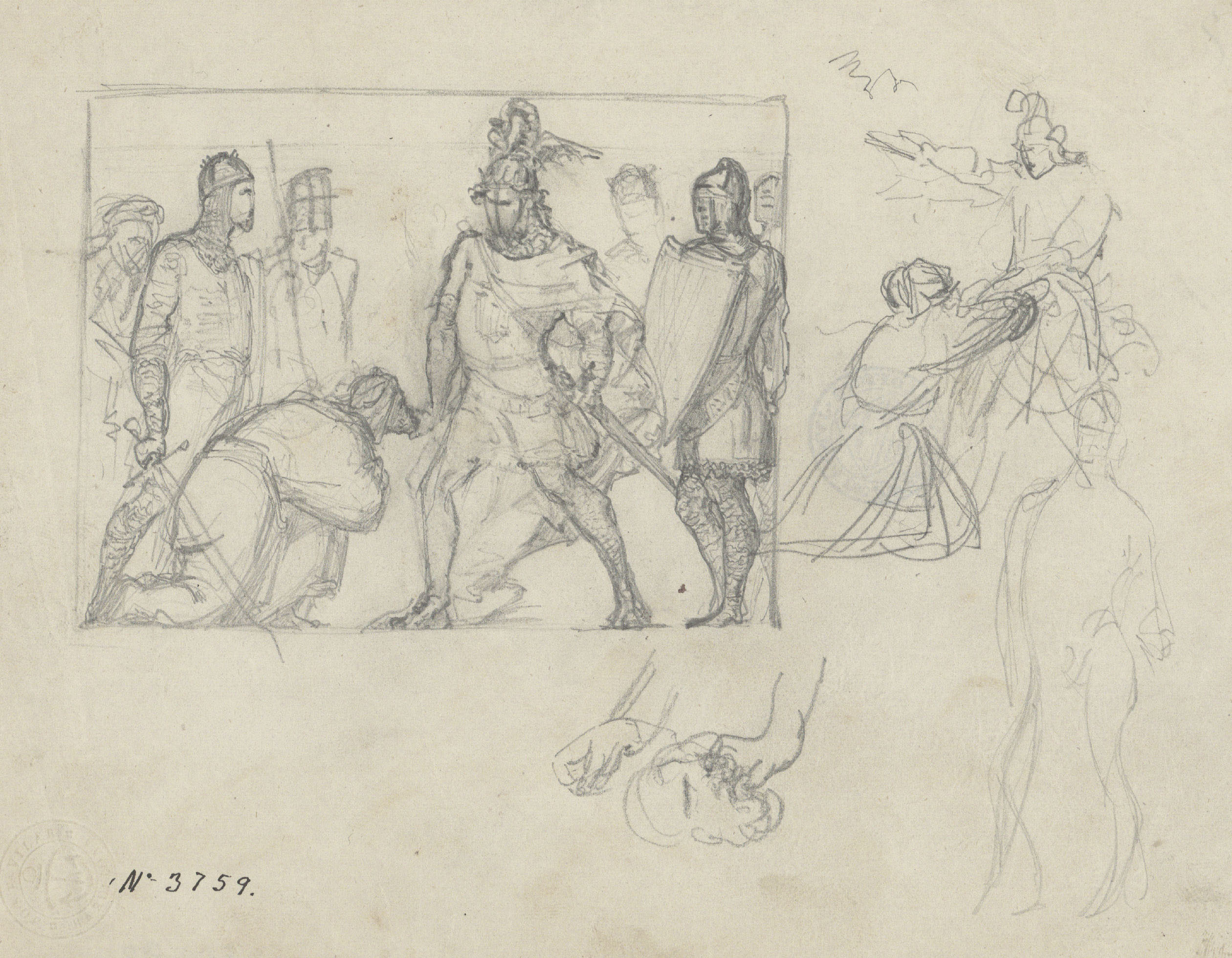 image for: Francesc Torras - La conquesta de Mallorca pel rei Jaume I - Cap a 1859