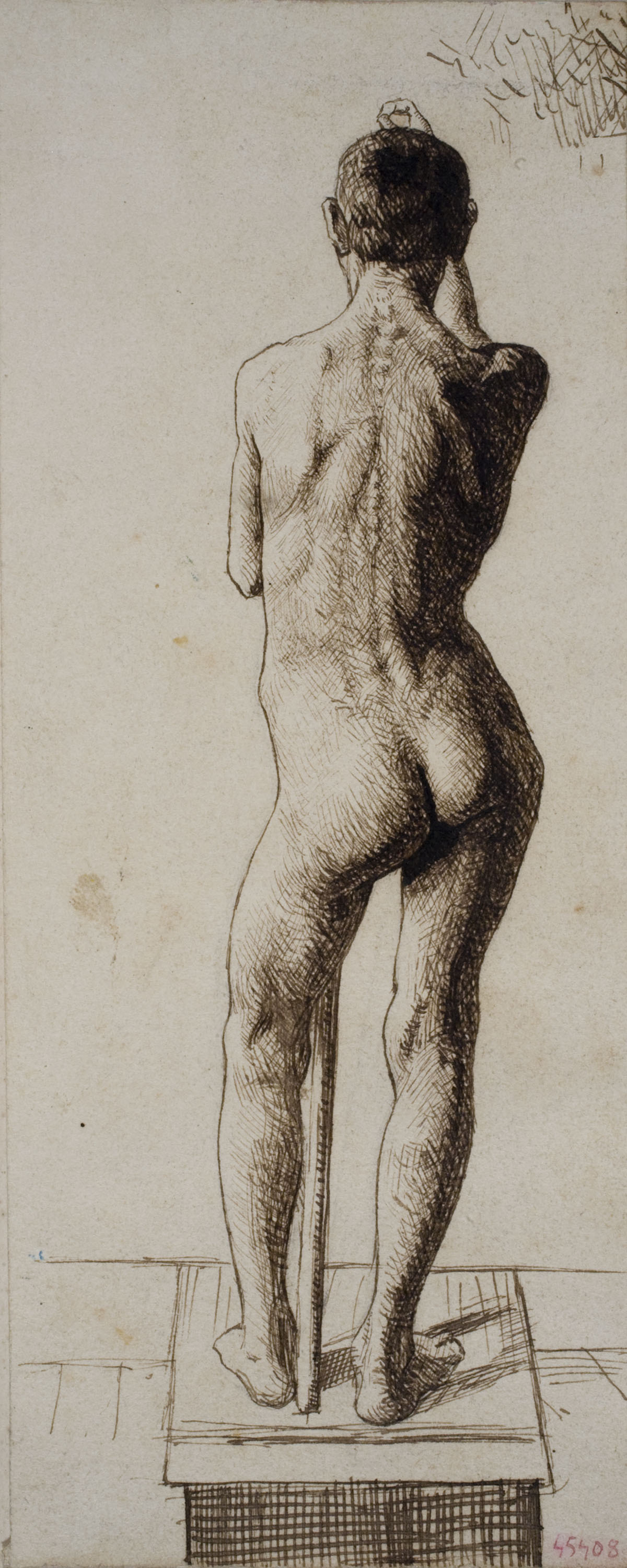 image for: Antoni Fabrés - Estudi de nu masculí - 1871