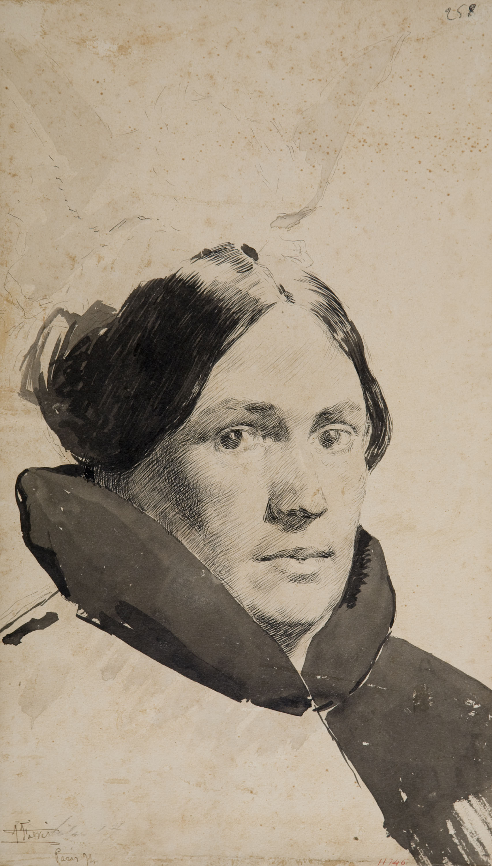 image for: Antoni Fabrés - Retrat femení - 1894