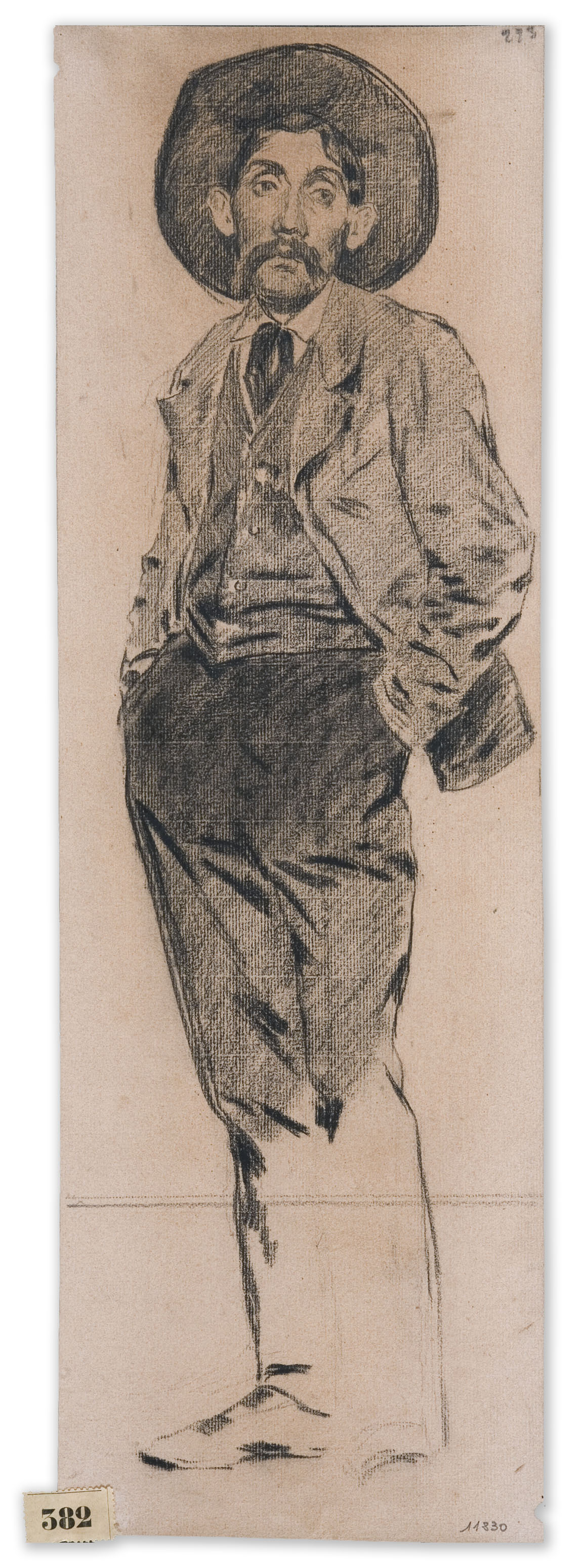 image for: Antoni Fabrés - Retrat masculí - Cap a 1905