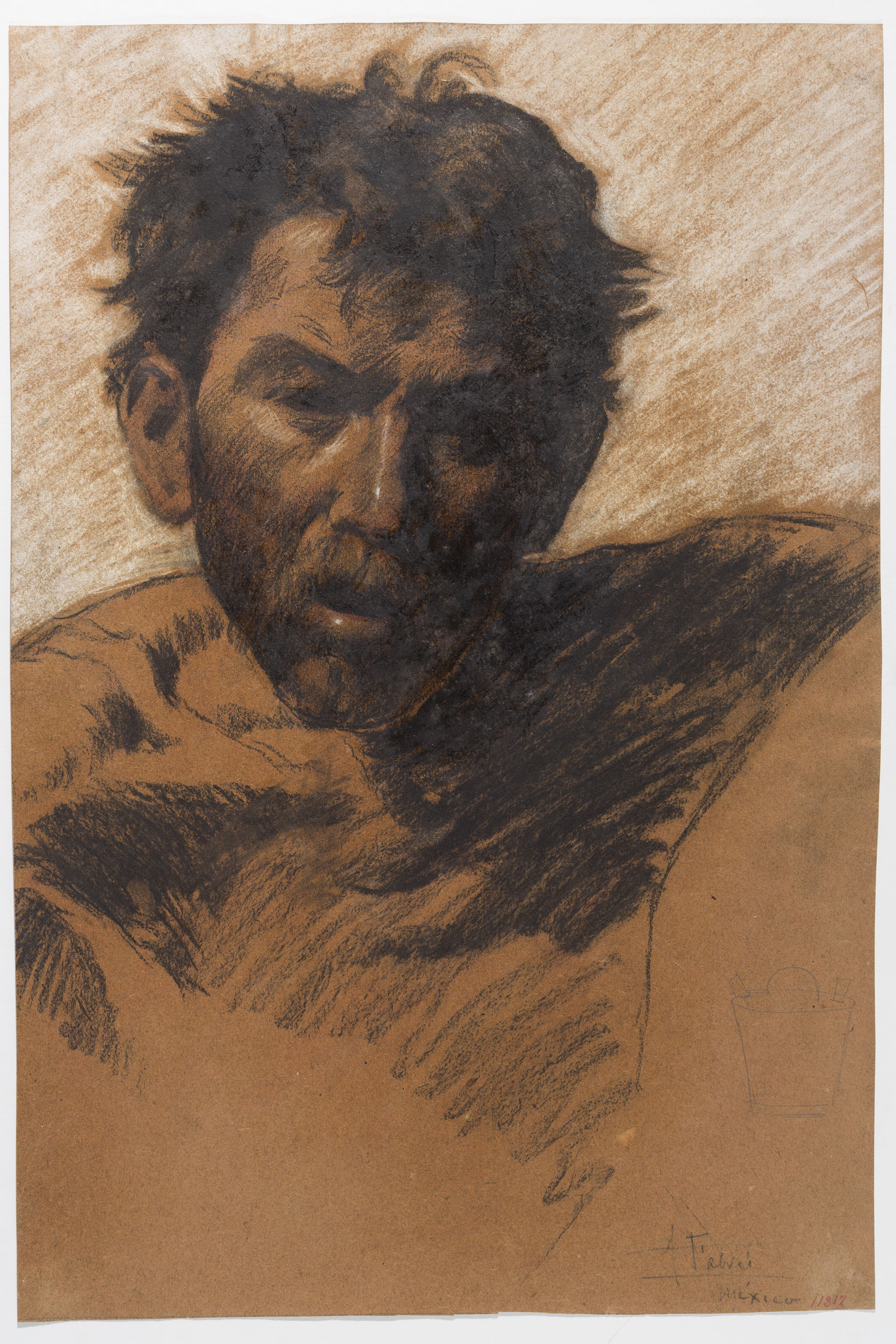 image for: Antoni Fabrés - Retrat masculí - Cap a 1905