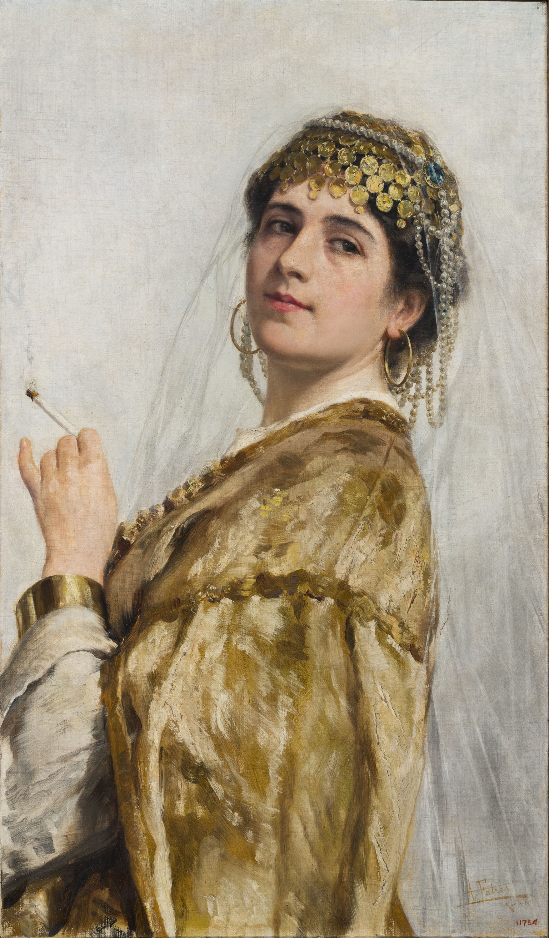 image for: Antoni Fabrés - La bella sultana - 1912