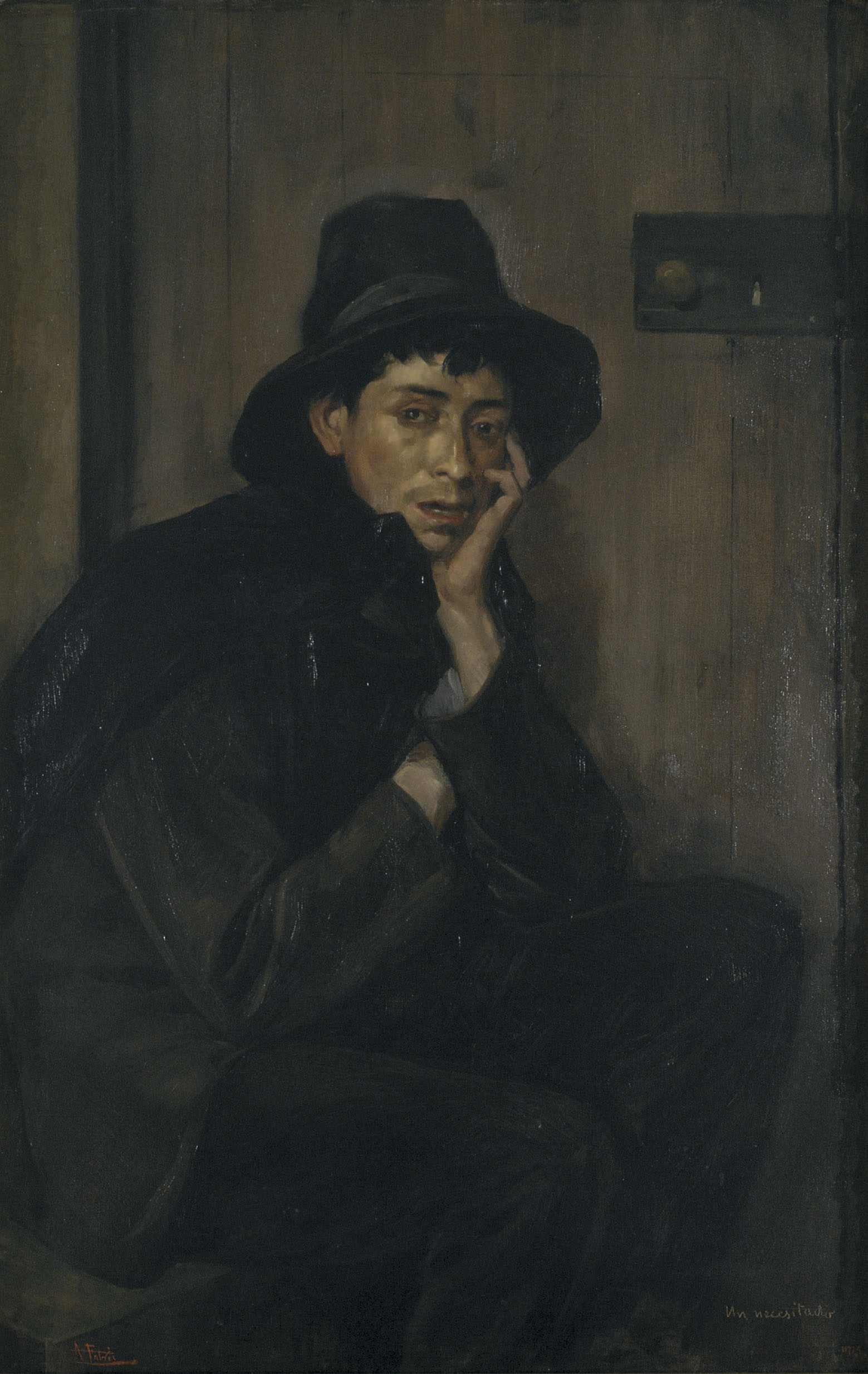 image for: Antoni Fabrés - Un necessitat - Roma, cap a 1905