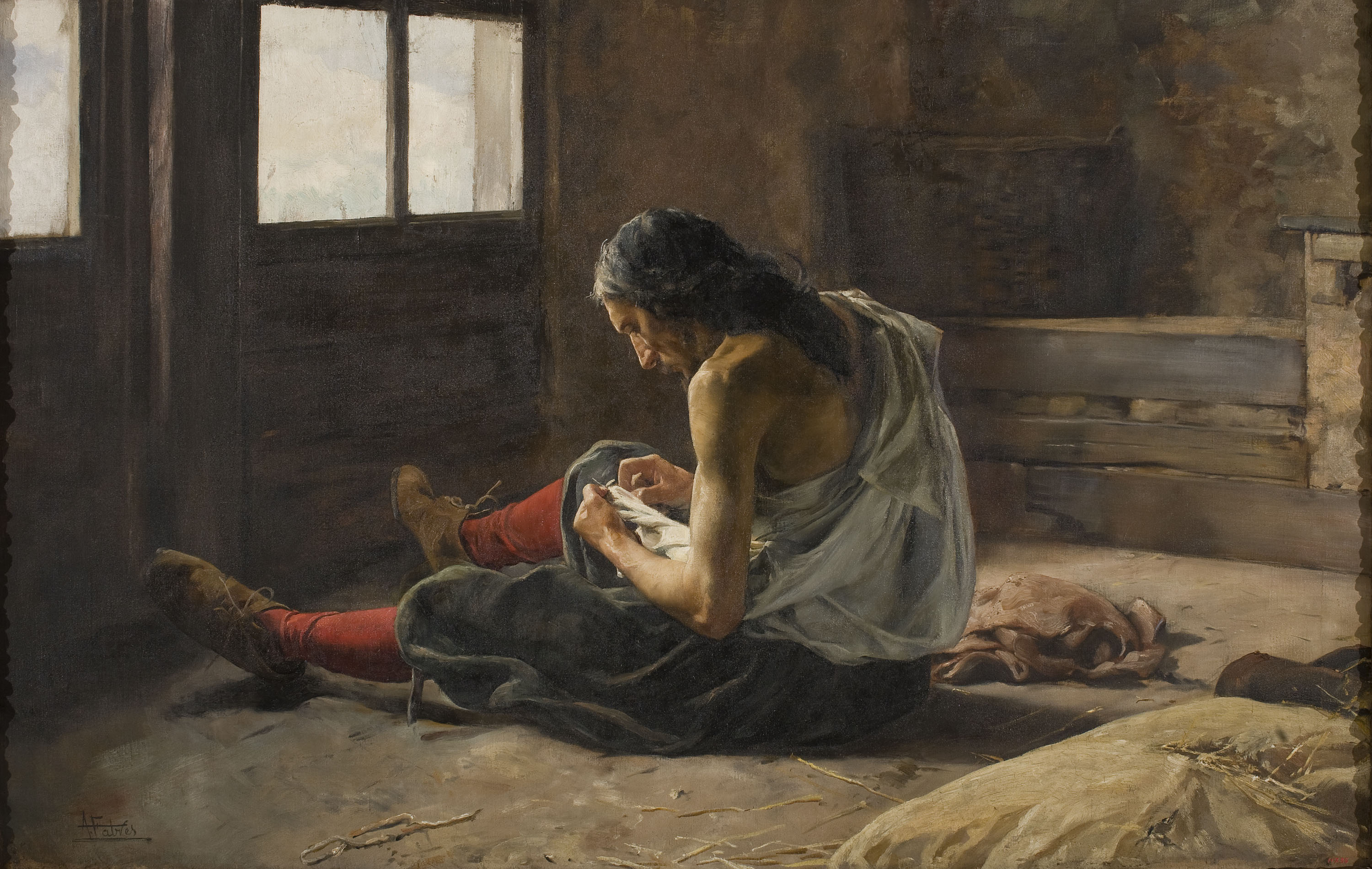 image for: Antoni Fabrés - Un filòsof - 1901