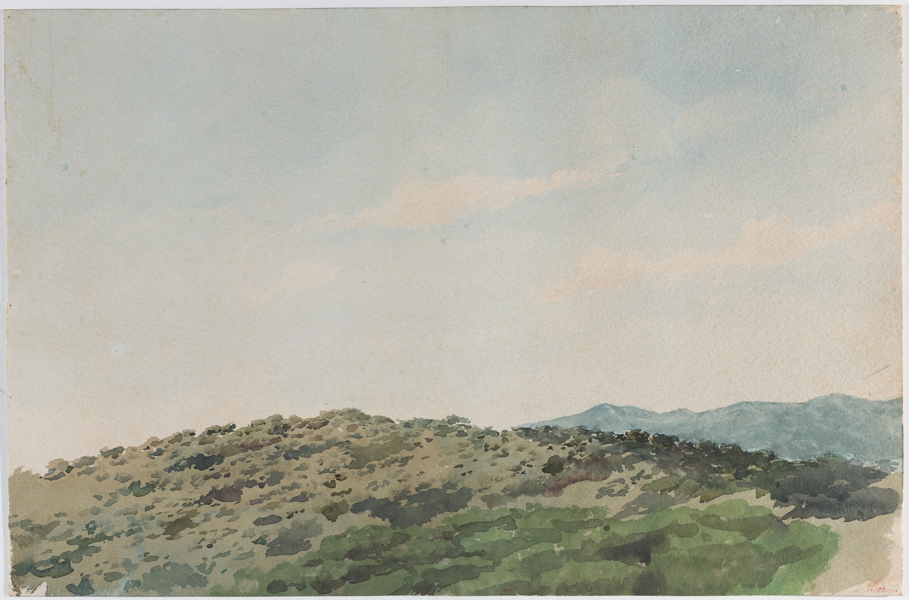 image for: Antoni Fabrés - Paisatge (anvers) / Paisatge (revers) - Cap a 1896