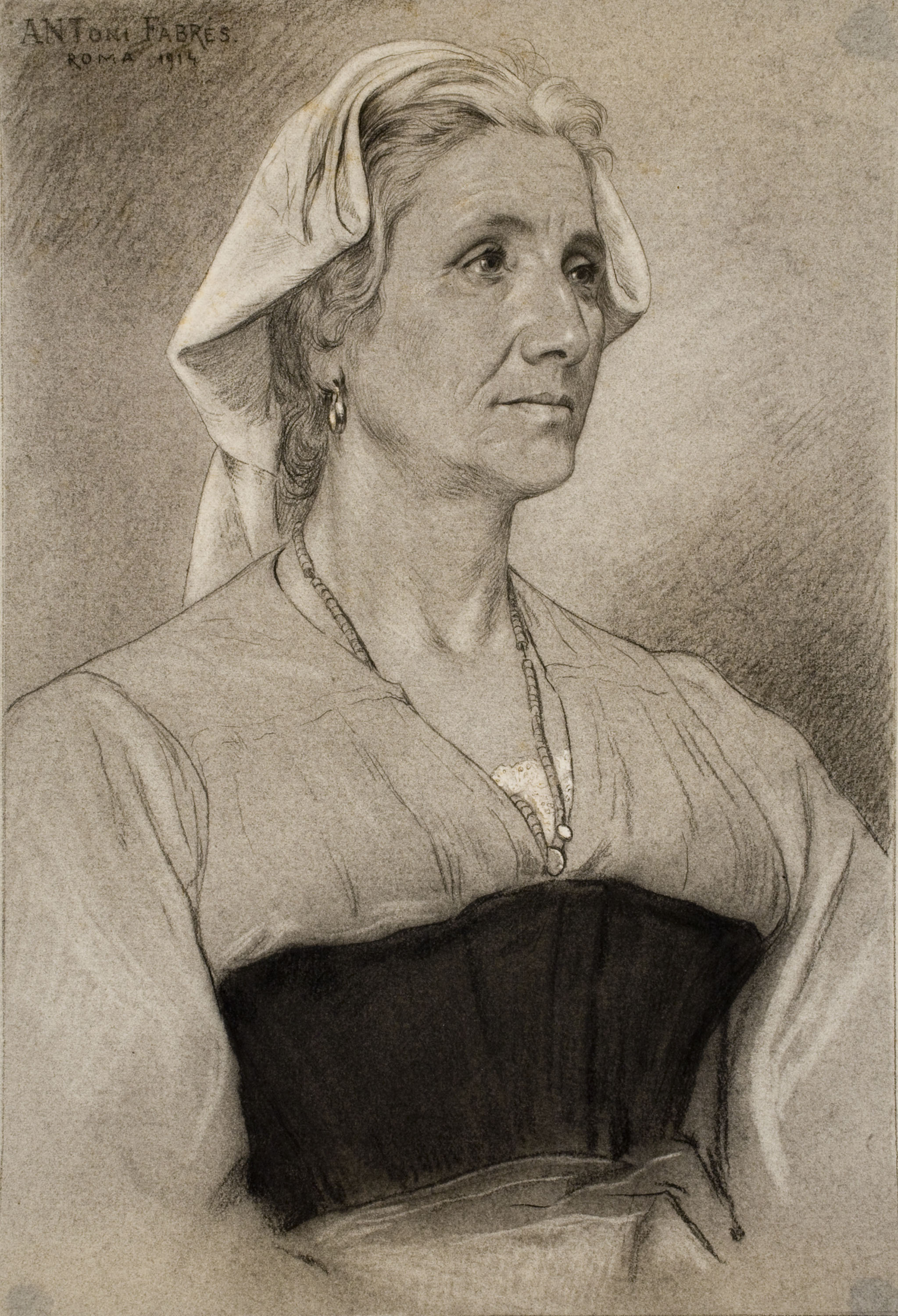 image for: Antoni Fabrés - Camperola italiana - 1914