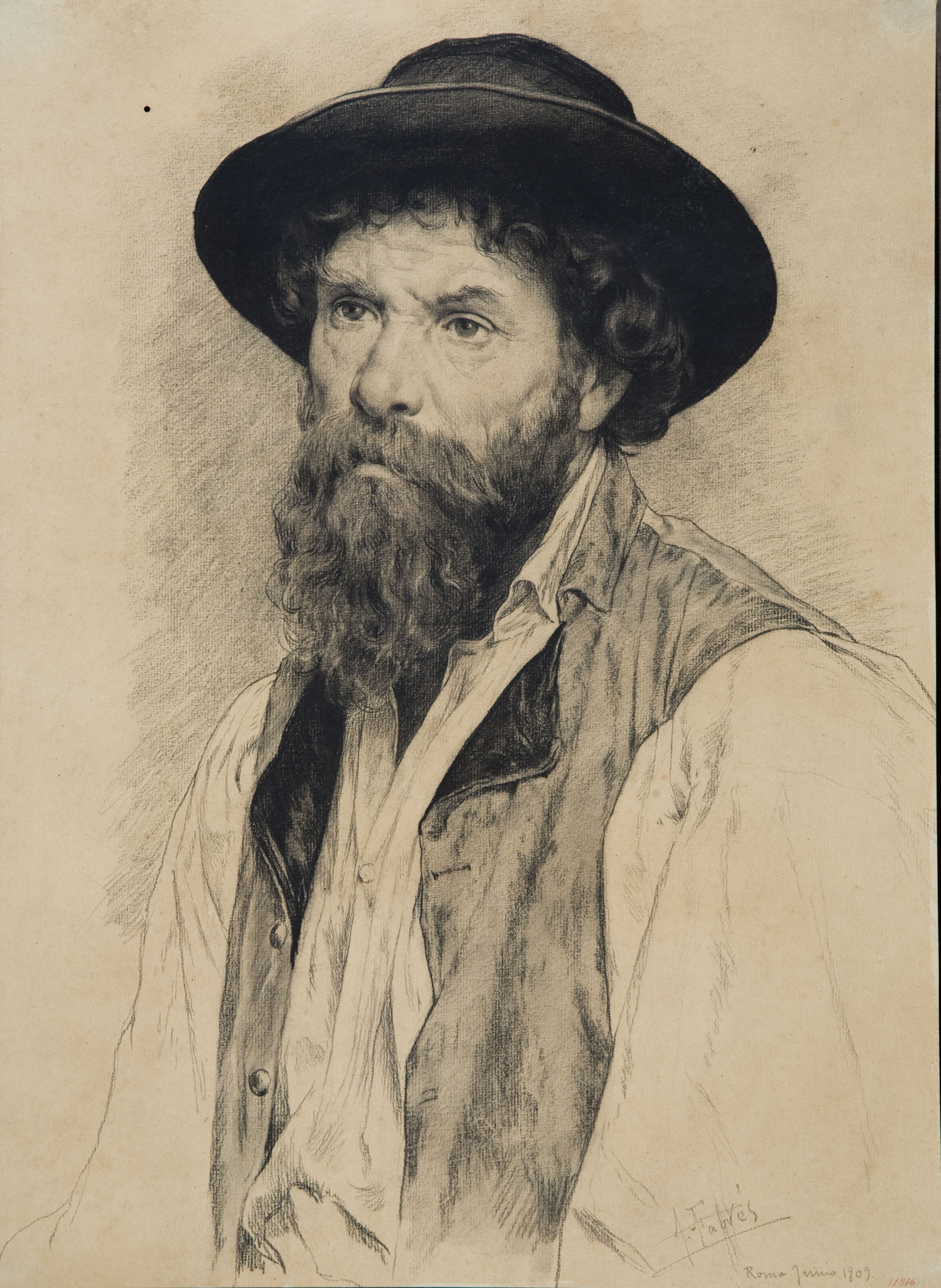 image for: Antoni Fabrés - Camperol italià - 1909