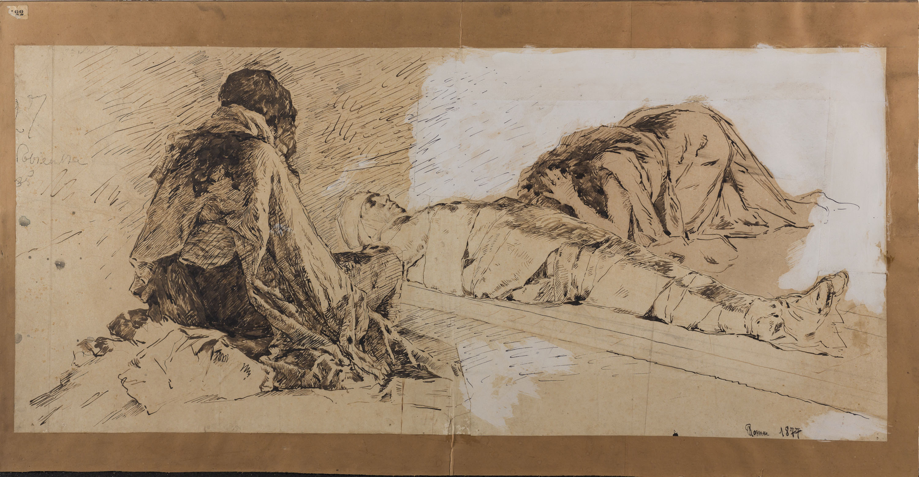 image for: Antoni Fabrés - La farsa dels ploraires - 1877