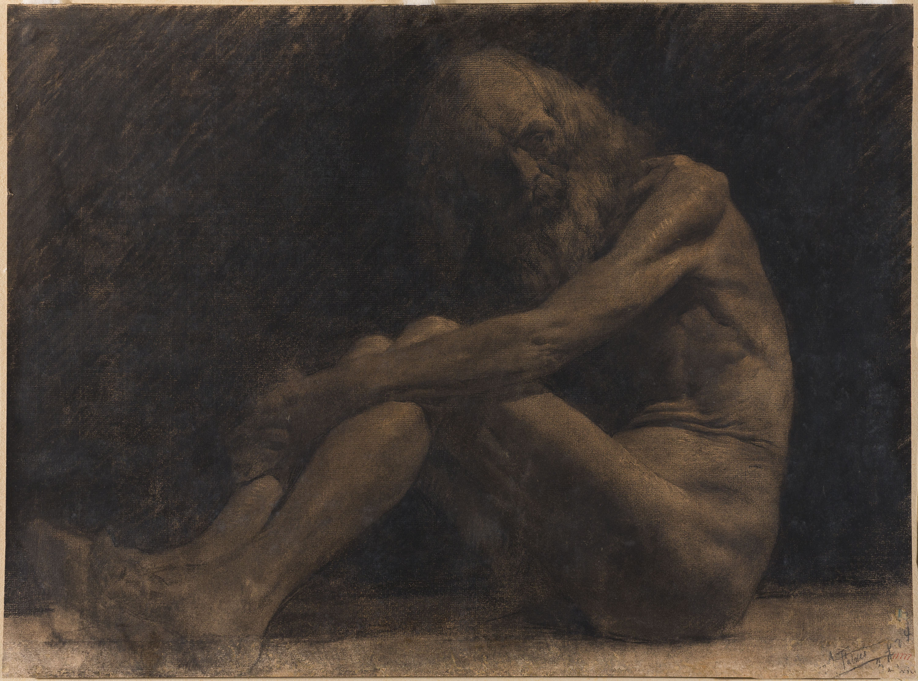 image for: Antoni Fabrés - Estudi d&#039;home vell - Cap a 1904