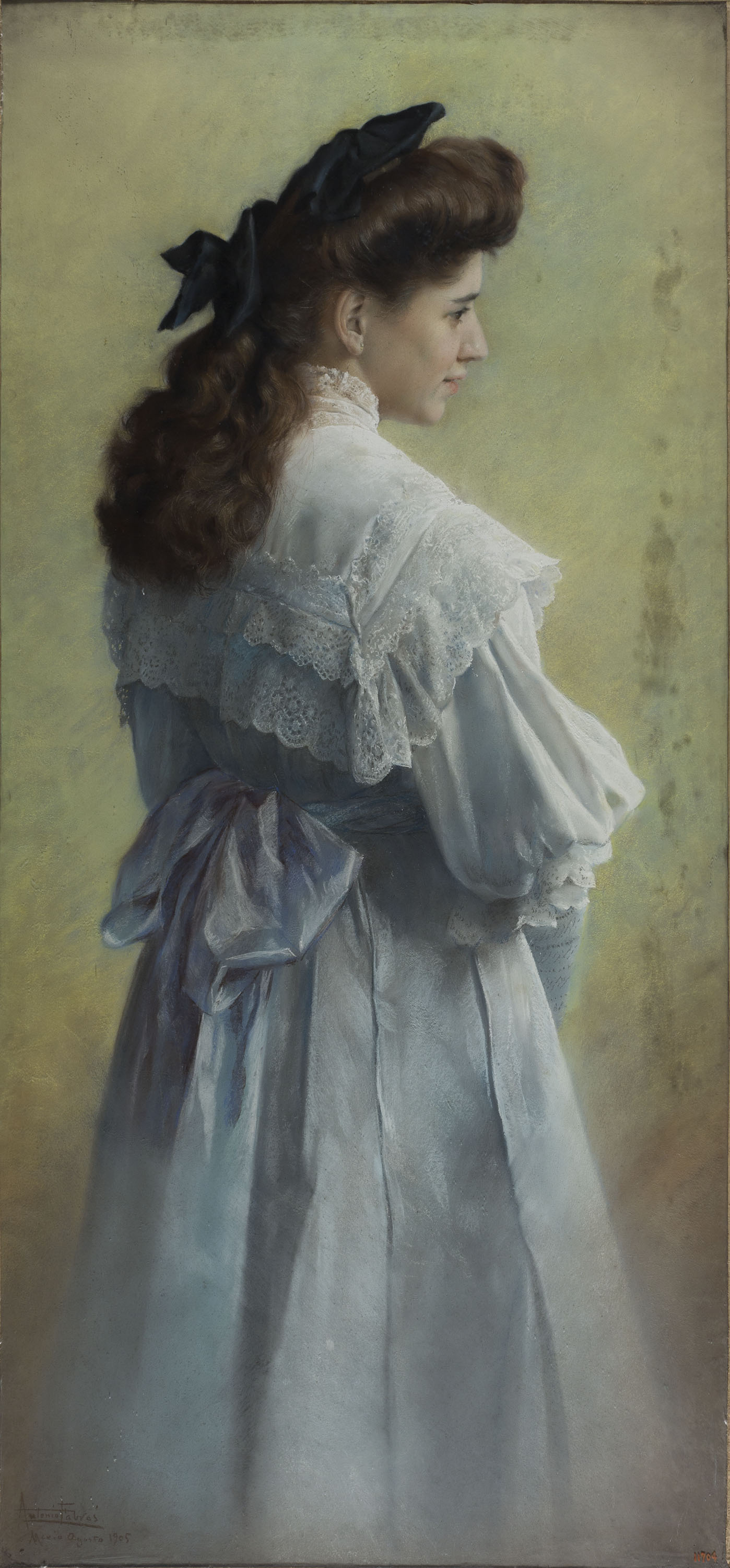 image for: Antoni Fabrés - Retrat de Glòria Fabrés, filla de l&#039;artista - 1905