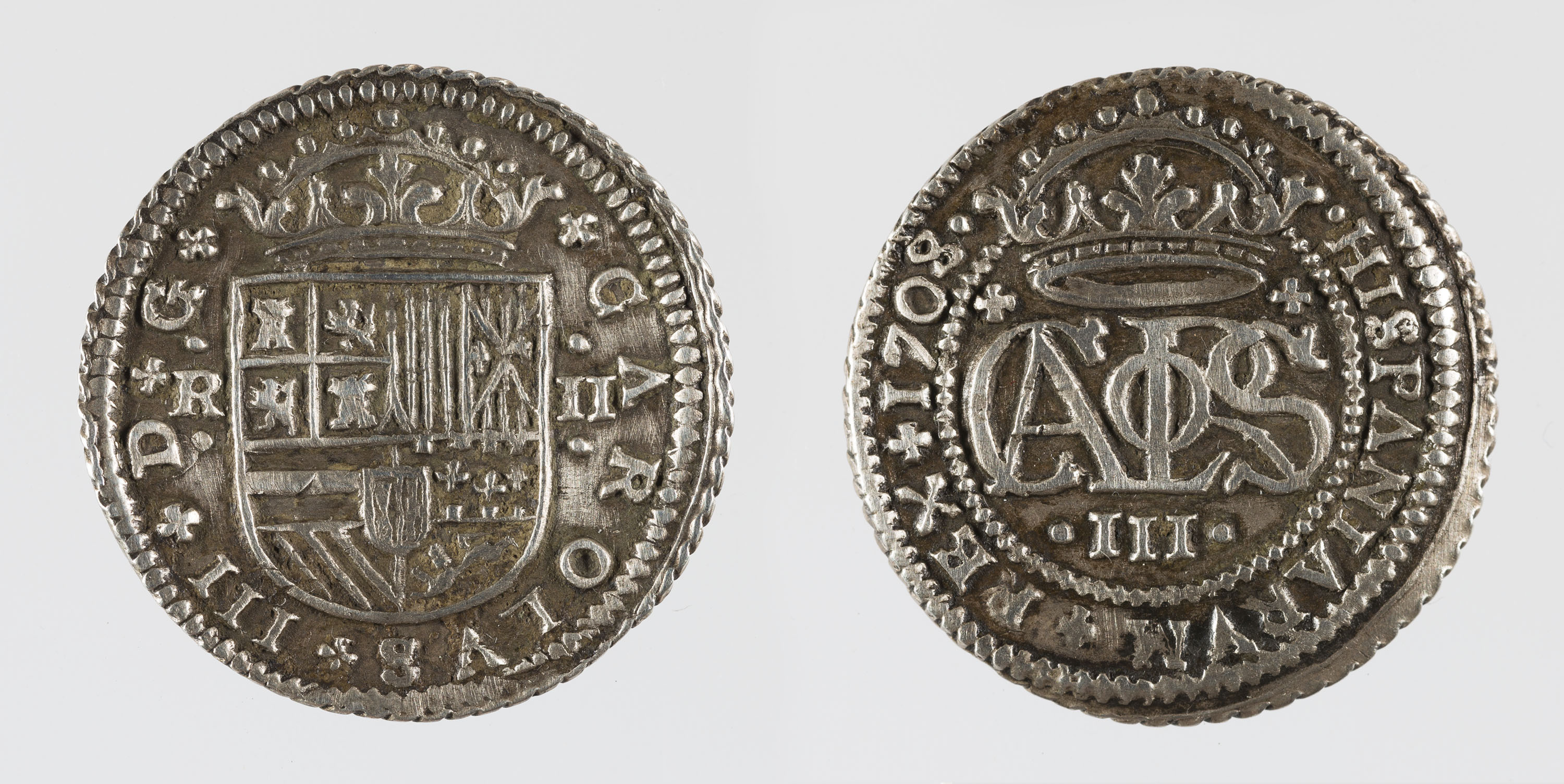 image for: Arxiduc Carles d&#039;Àustria - 2 rals - 1708