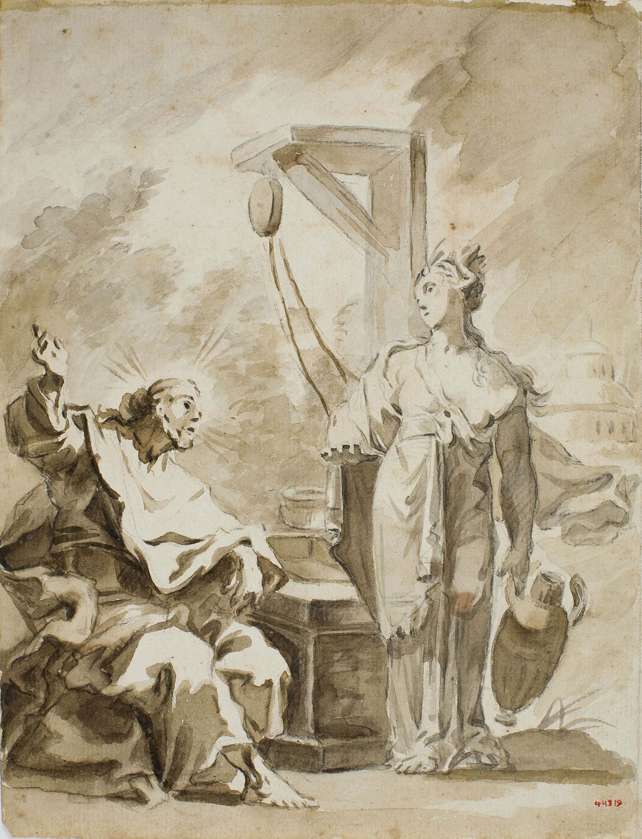 image for: Vicente Rodes - Jesús i la samaritana - Cap a 1834-1840