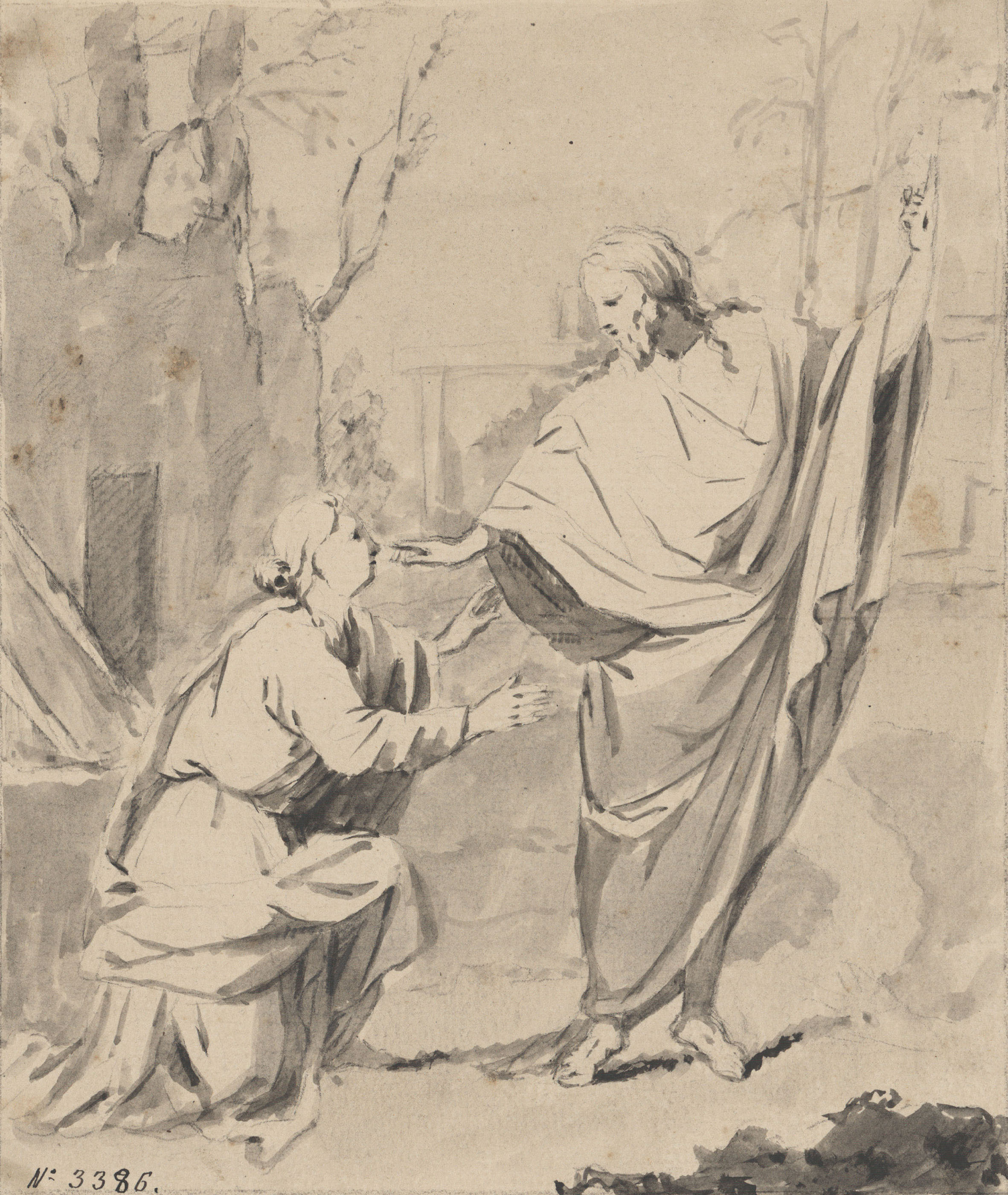 image for: Vicente Rodes - Jesús i la Magdalena - Cap a 1834-1840