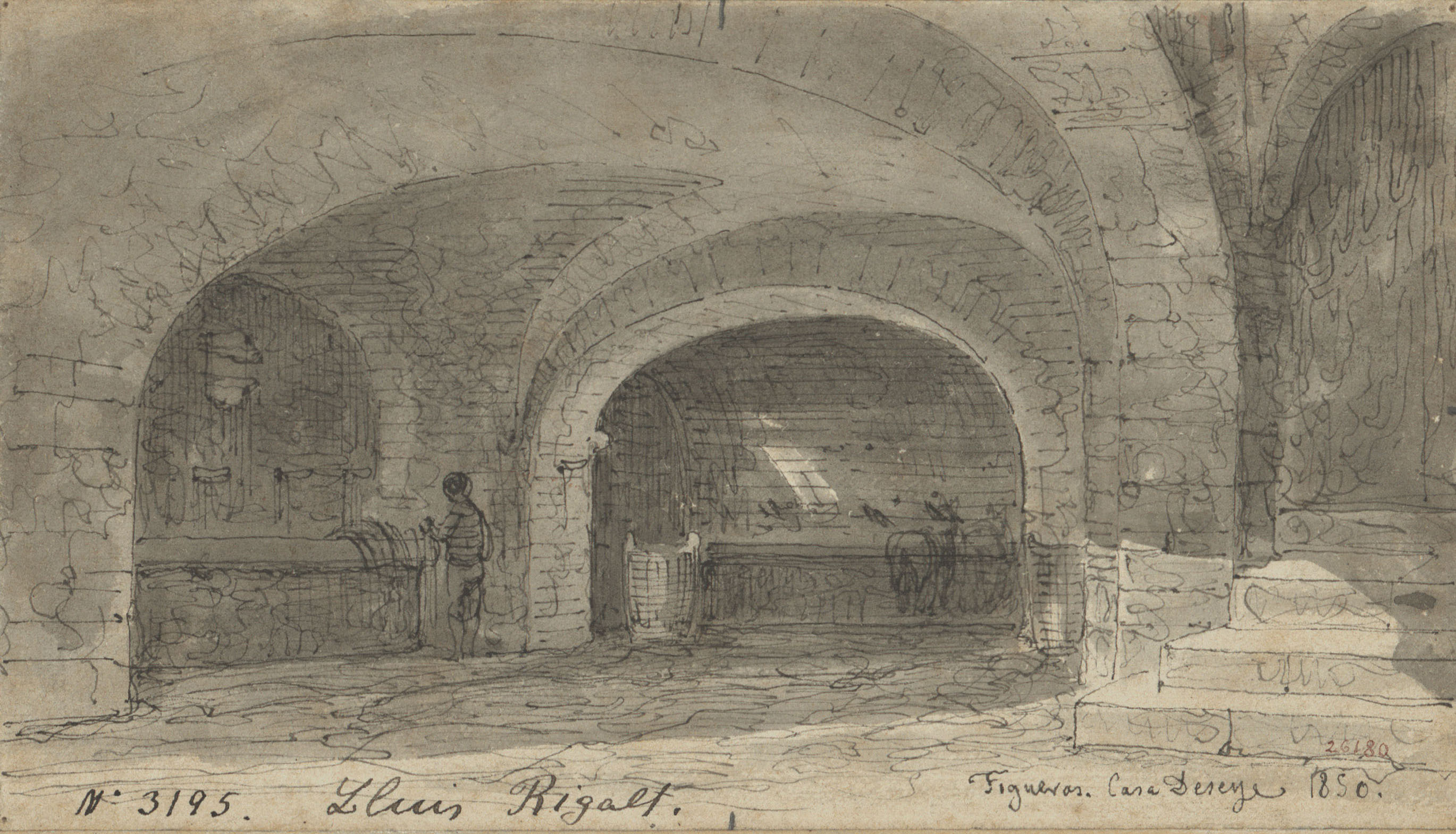 image for: Lluís Rigalt - Figueras. Casa Deseye (Casa Poli Deseia) - 1850