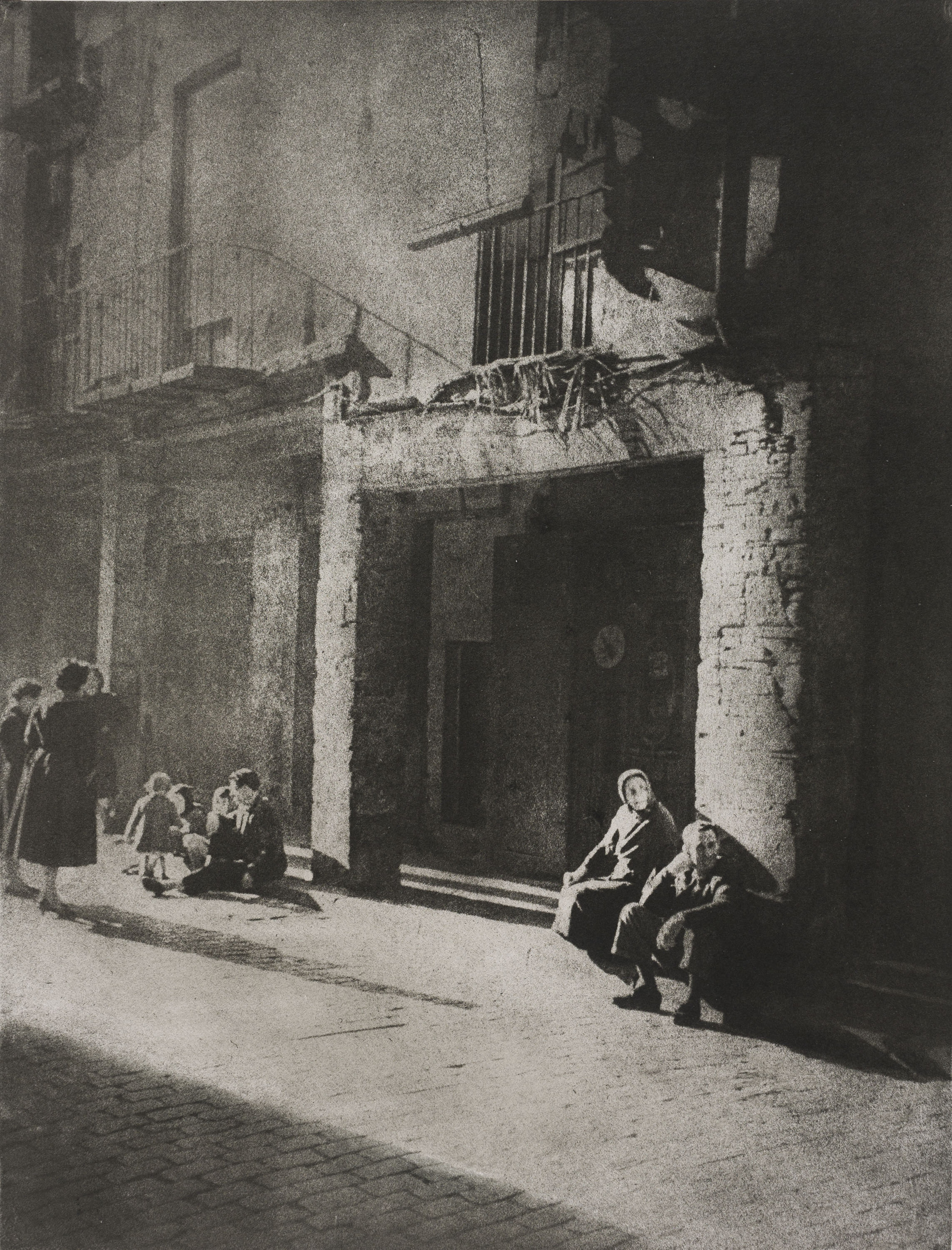 image for: Josep Maria Casals i Ariet - Carrer amb gent - No datat