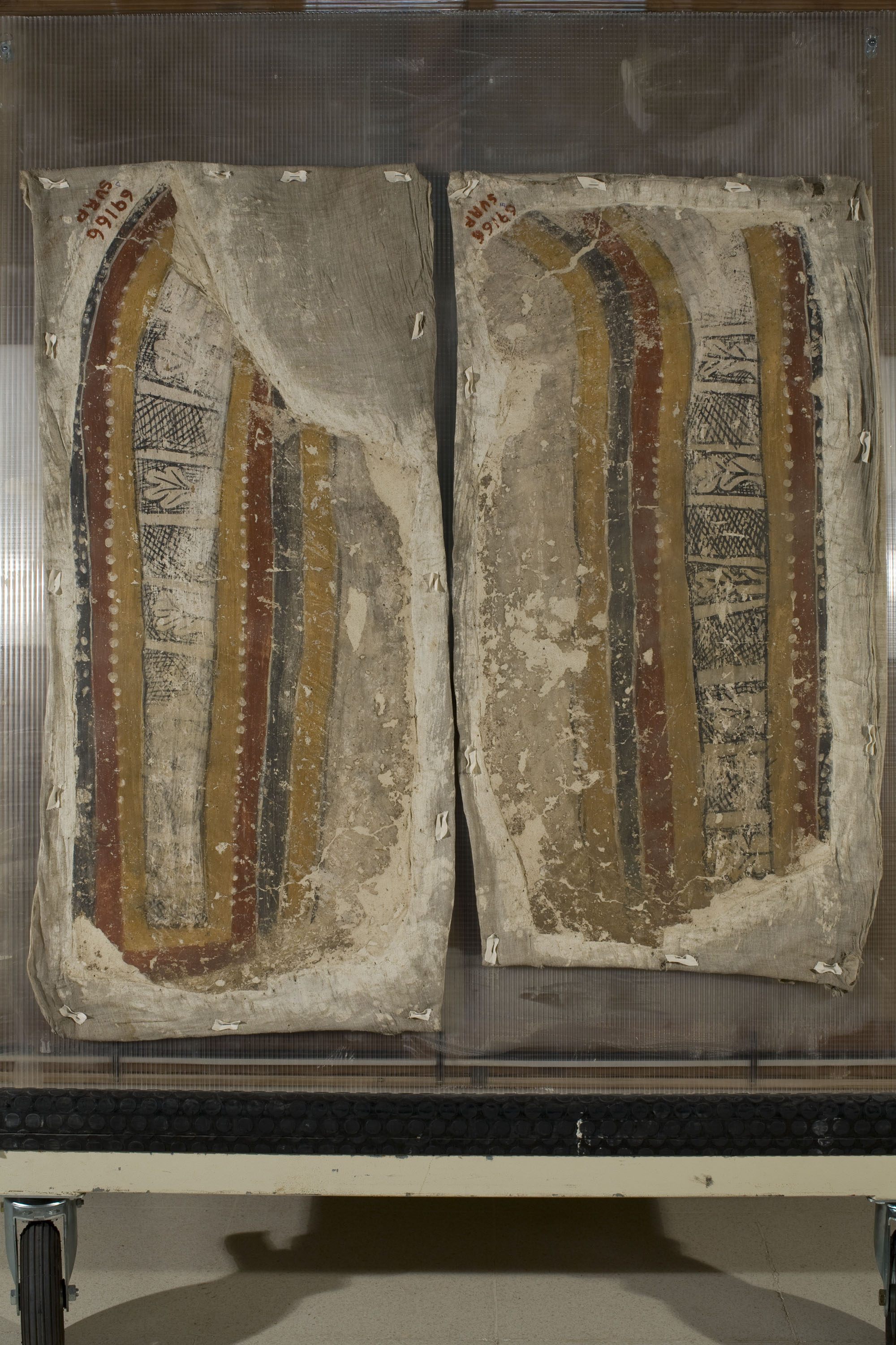 image for: Anònim - Fragments de decoració de finestra. Pintures de Surp - Segon terç del segle XII