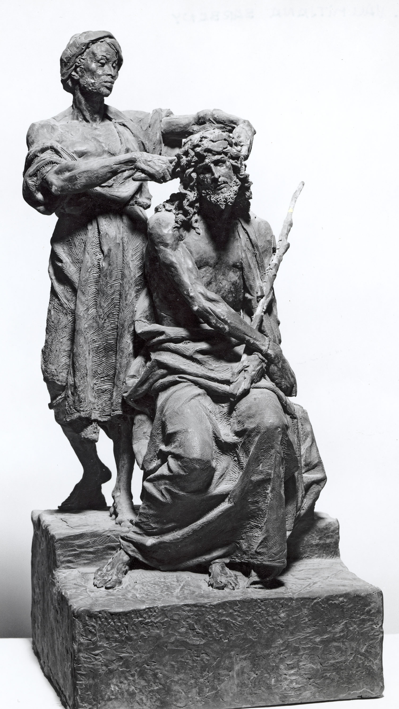 image for: Agapit Vallmitjana Barbany - La coronació d&#039;espines - Cap a 1880-1890