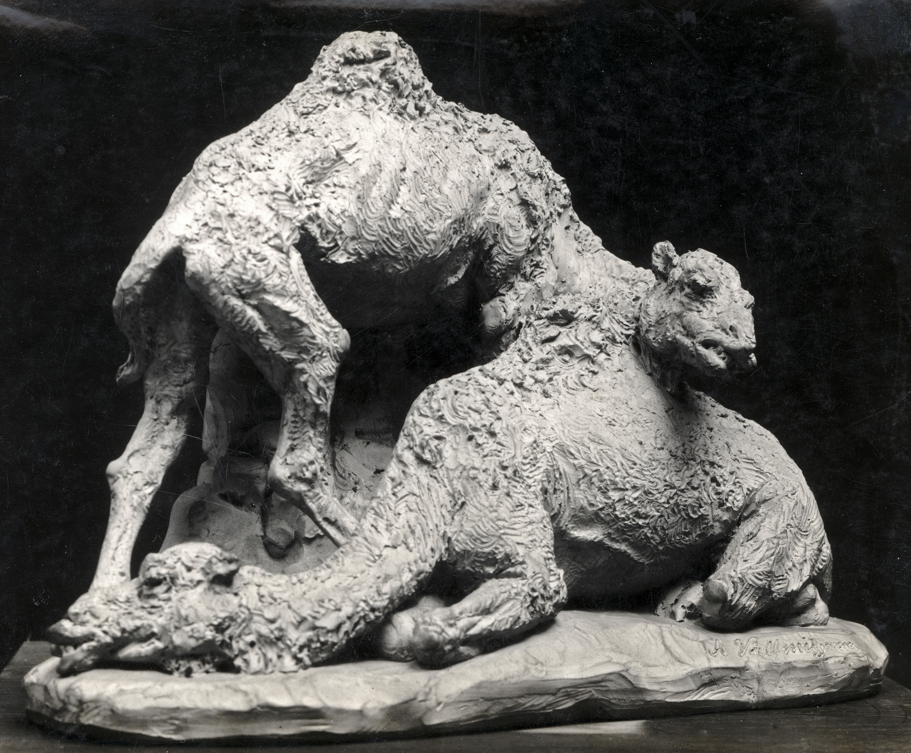 image for: Agapit Vallmitjana Barbany - Dos dromedaris - Cap a 1880