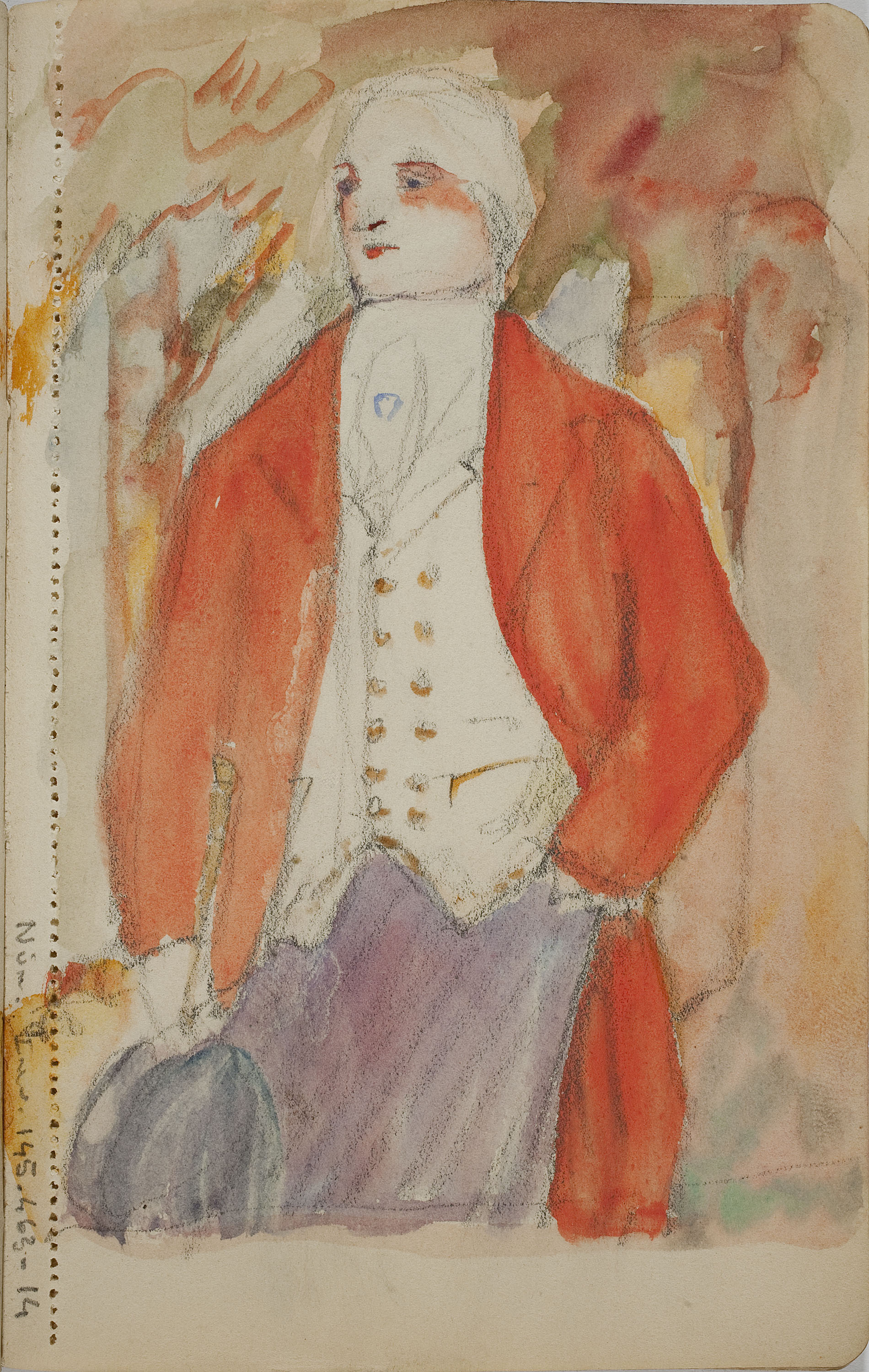 image for: Ismael Smith - Home amb indumentària del segle XVIII - Cap a 1909-1916