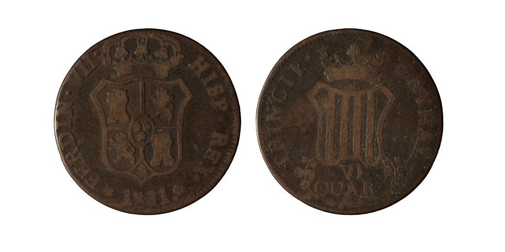 image for: Ferran VII d&#039;Espanya - 6 quartos - 1811