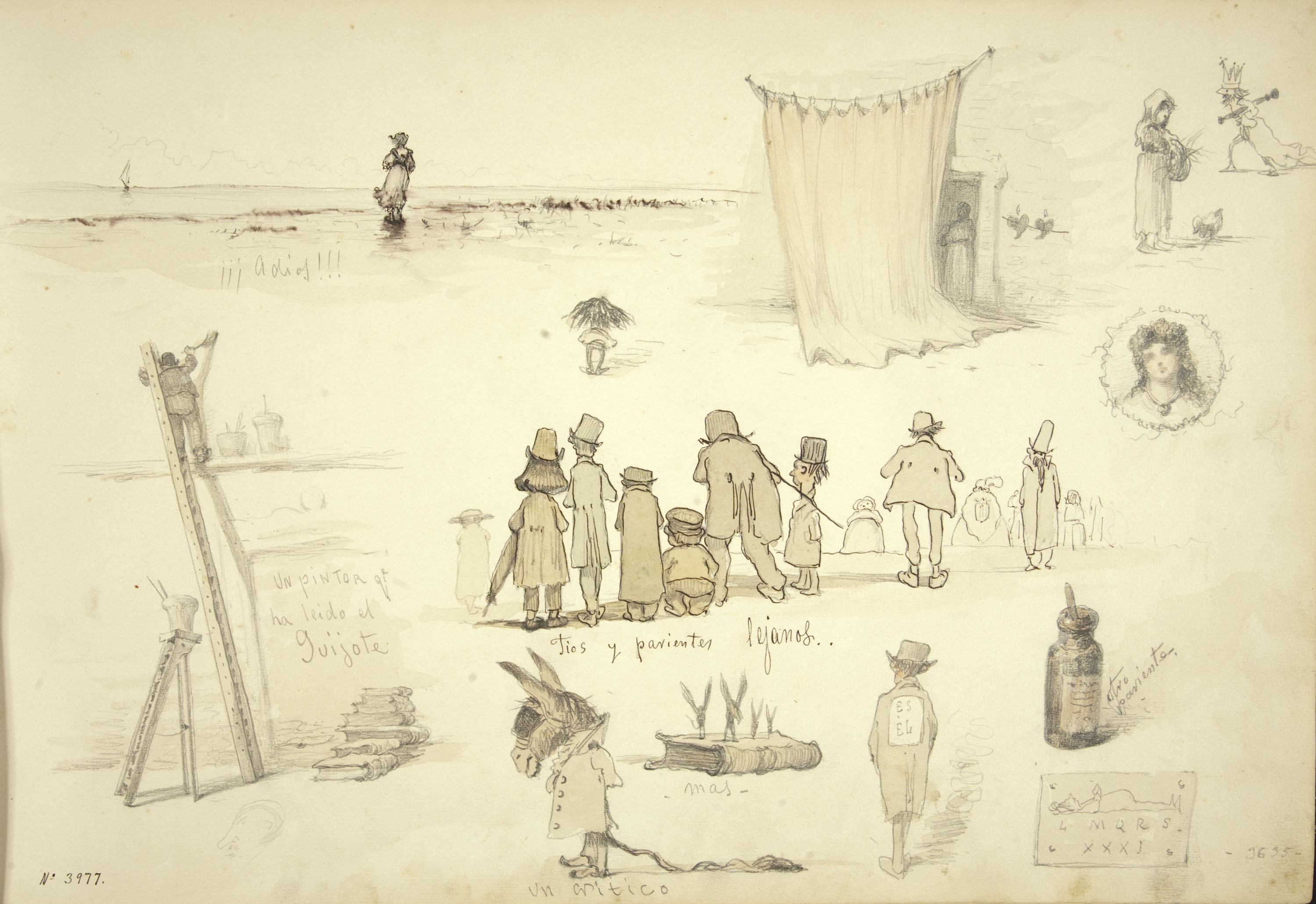 image for: Modest Urgell - Apunts satírics - Cap a 1861