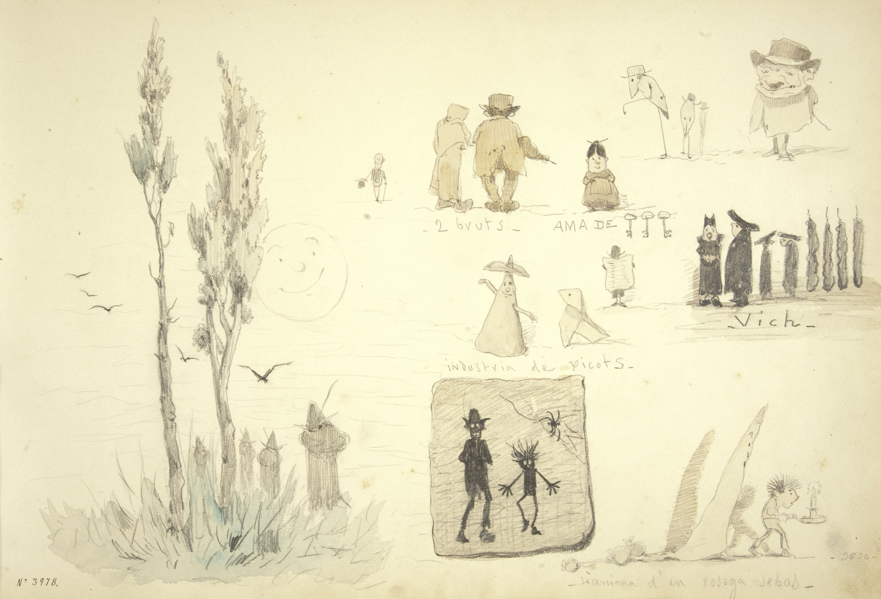 image for: Modest Urgell - Apunts satírics - Cap a 1861