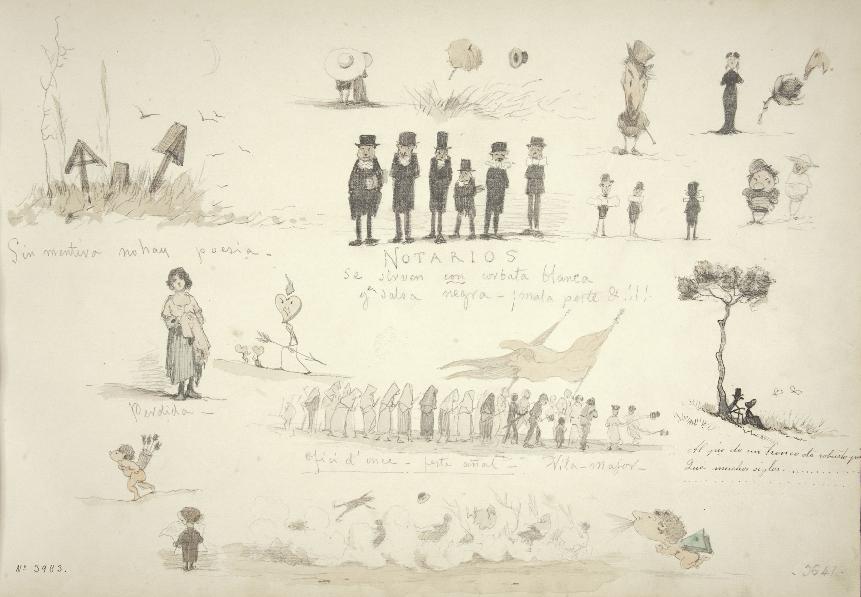 image for: Modest Urgell - Apunts satírics - Cap a 1864
