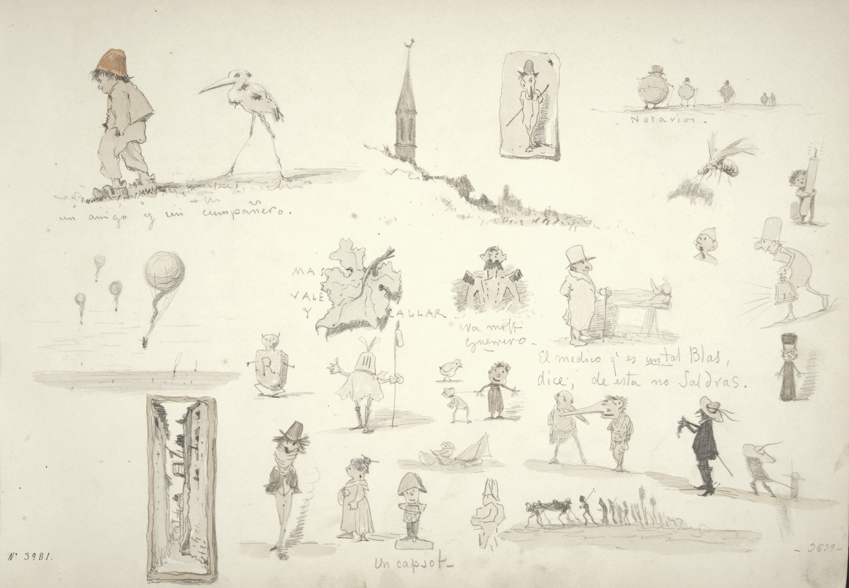 image for: Modest Urgell - Apunts satírics - Cap a 1861