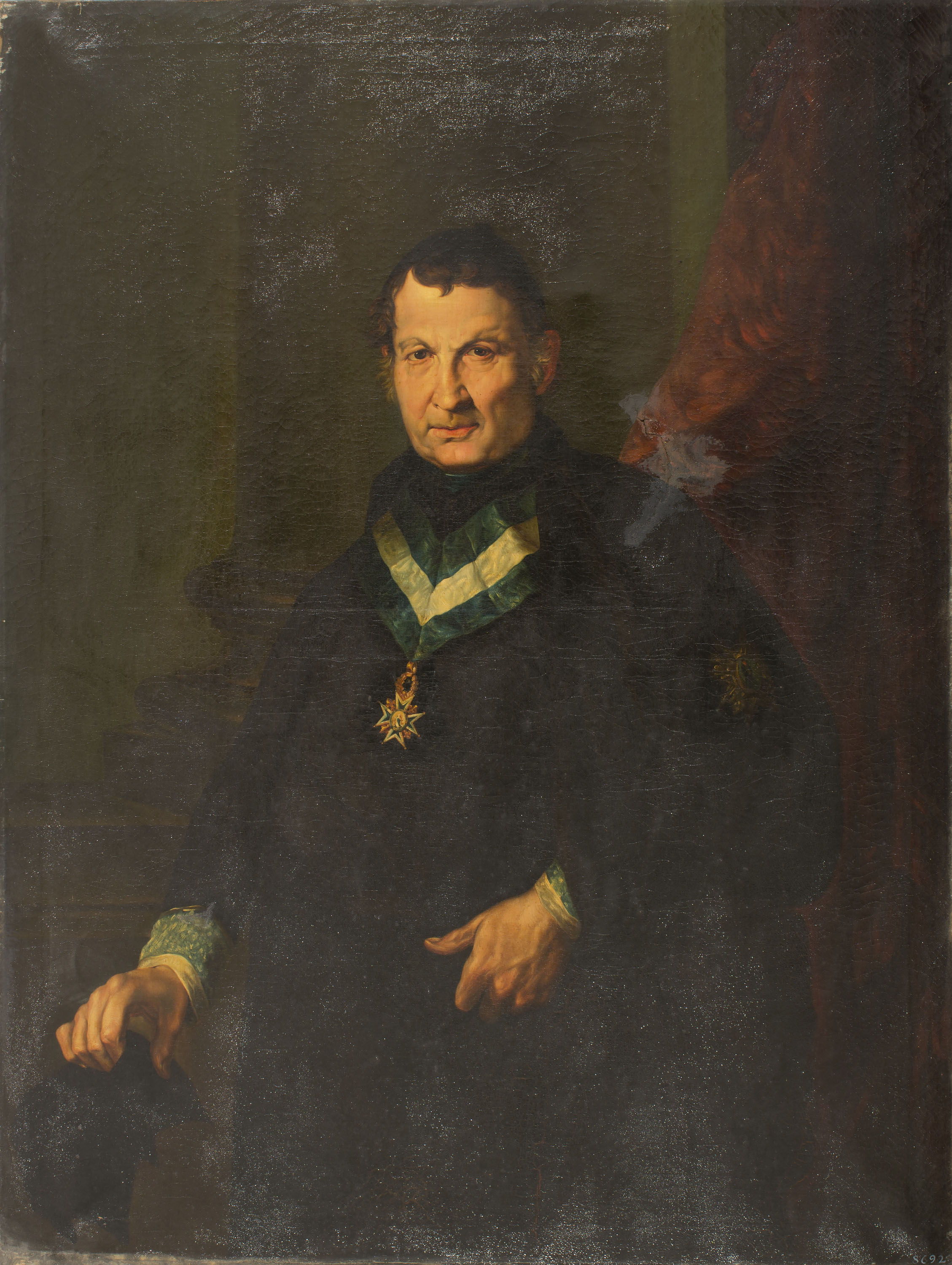 image for: Anònim - Retrat del canonge Mariano Liñán Morelló - Segle XIX