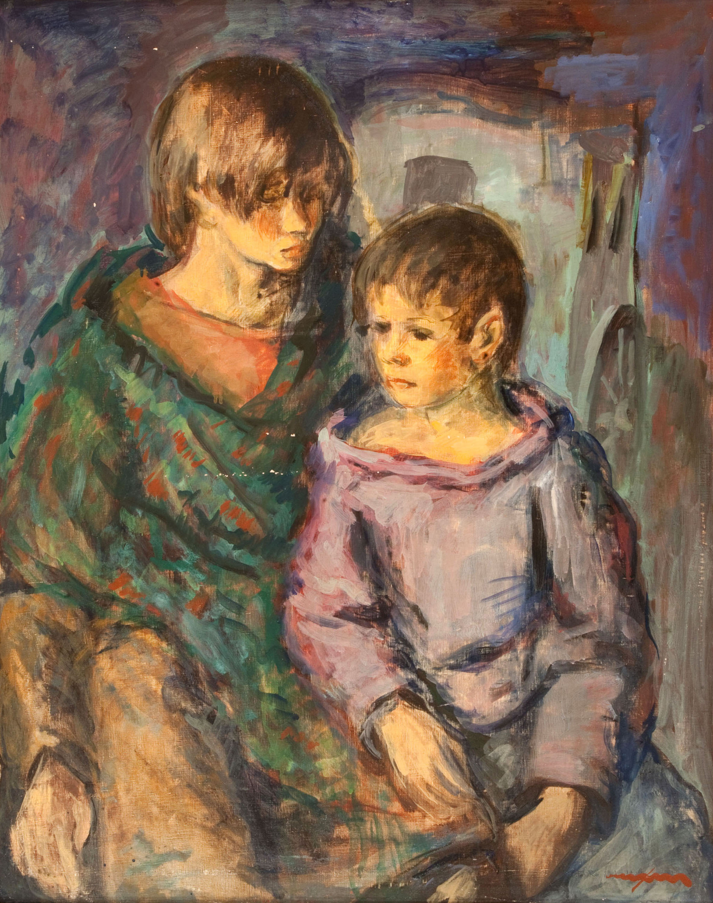 image for: Pere Créixams - Noia amb infant - Cap a 1930